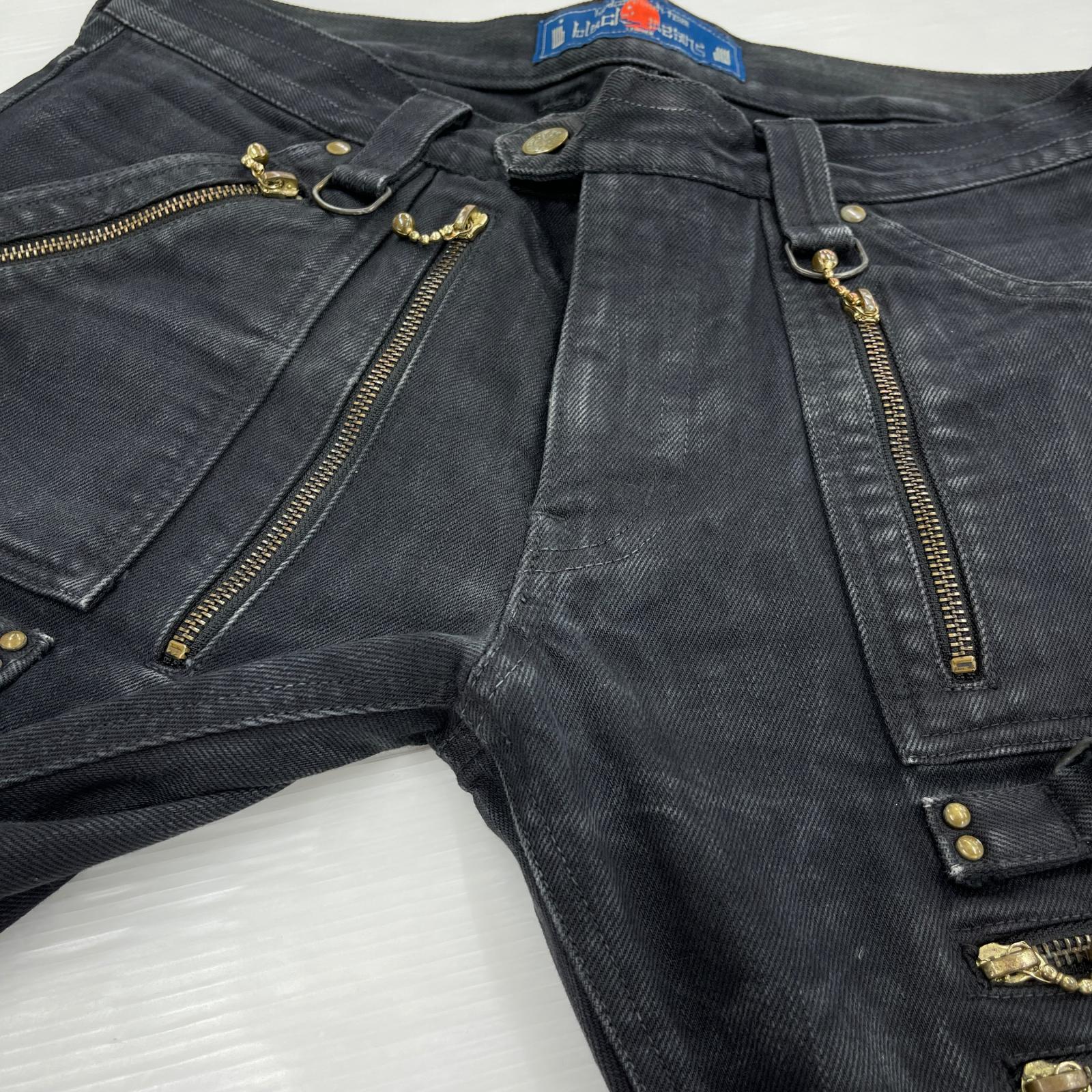 その他ボトムス black means パンツ 4 4 ブラック