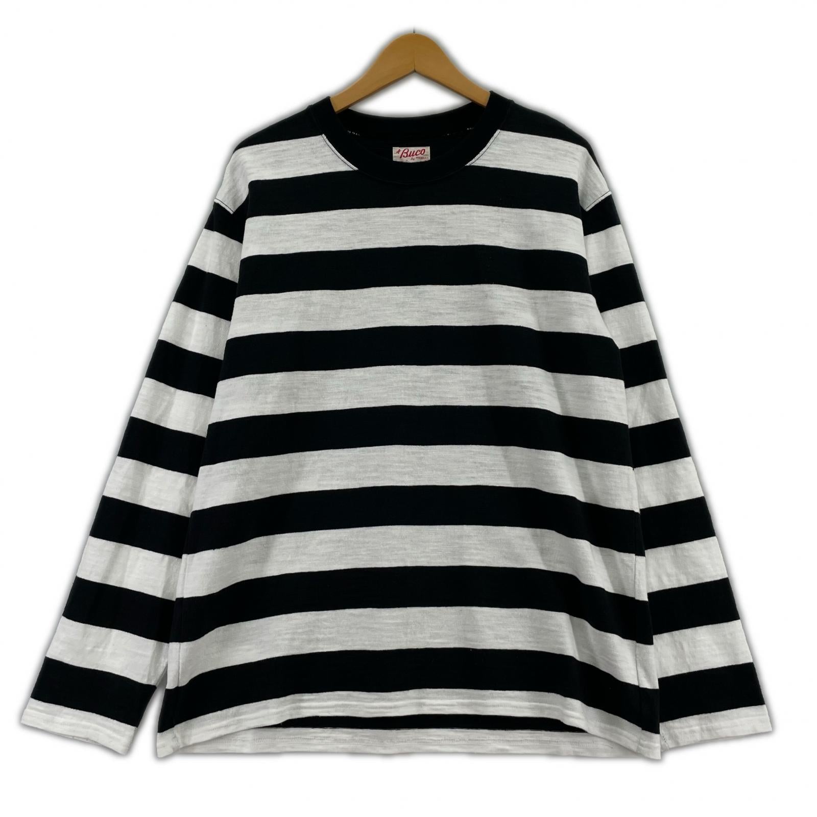 長袖Ｔシャツ ワイドボーダーT BLK/WHT M M