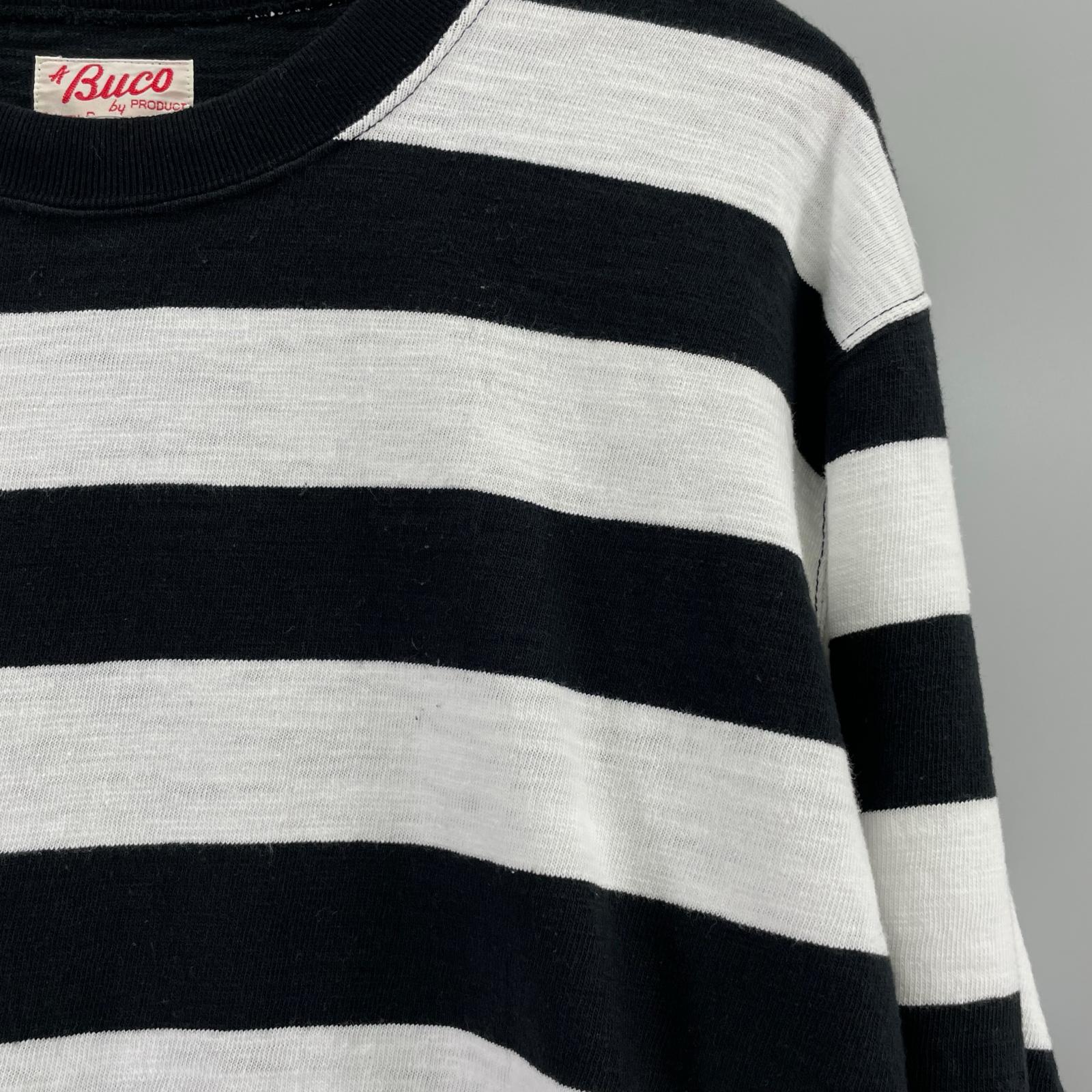 長袖Ｔシャツ ワイドボーダーT BLK/WHT M M