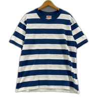 半袖Ｔシャツ ワイドボーダーT BLU/WHT M M