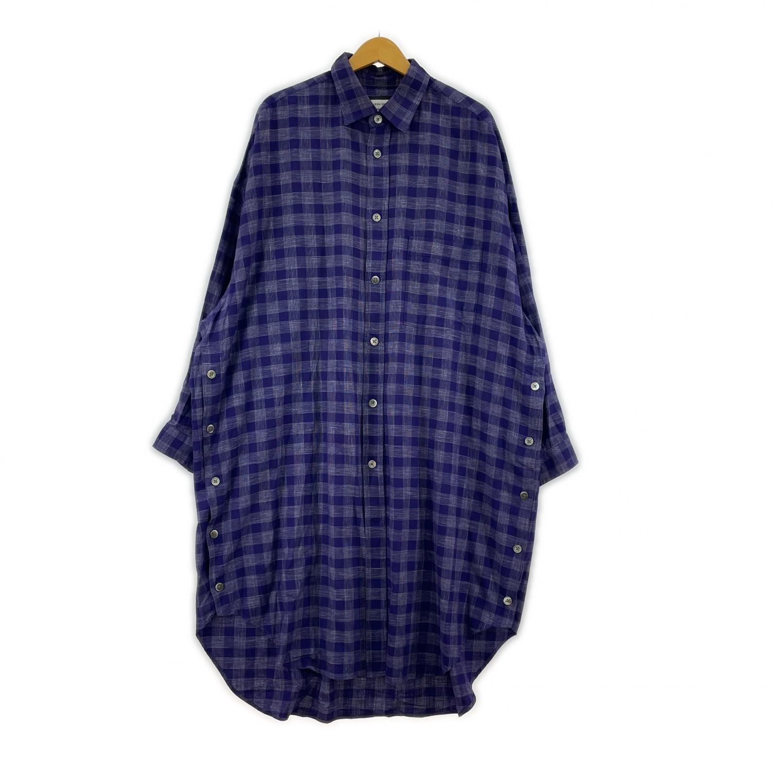 長袖シャツ MAISON SPECIAL ロングチェックシャツ 2
