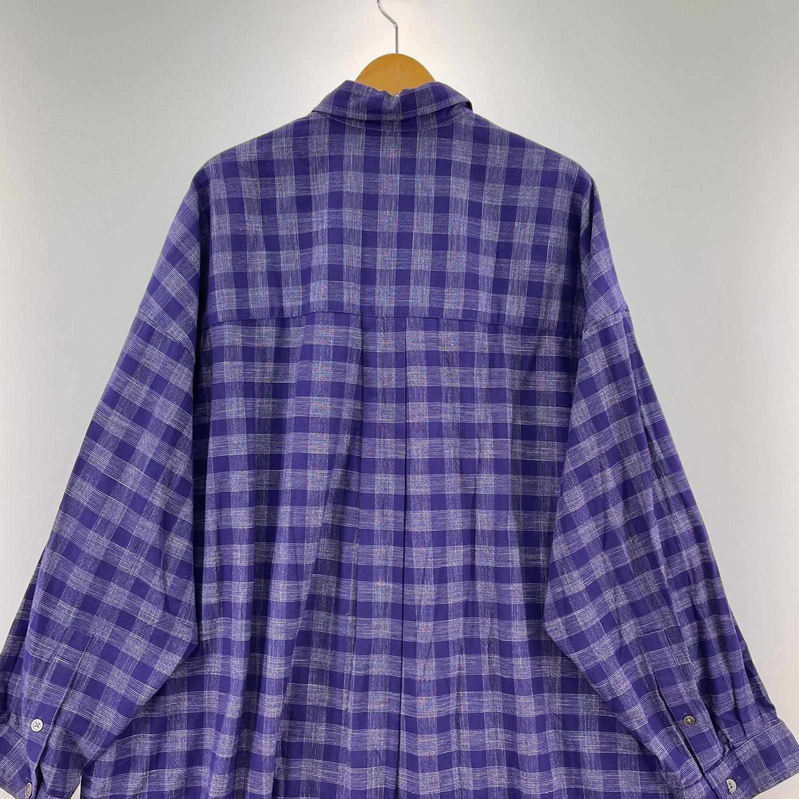 長袖シャツ MAISON SPECIAL ロングチェックシャツ 2