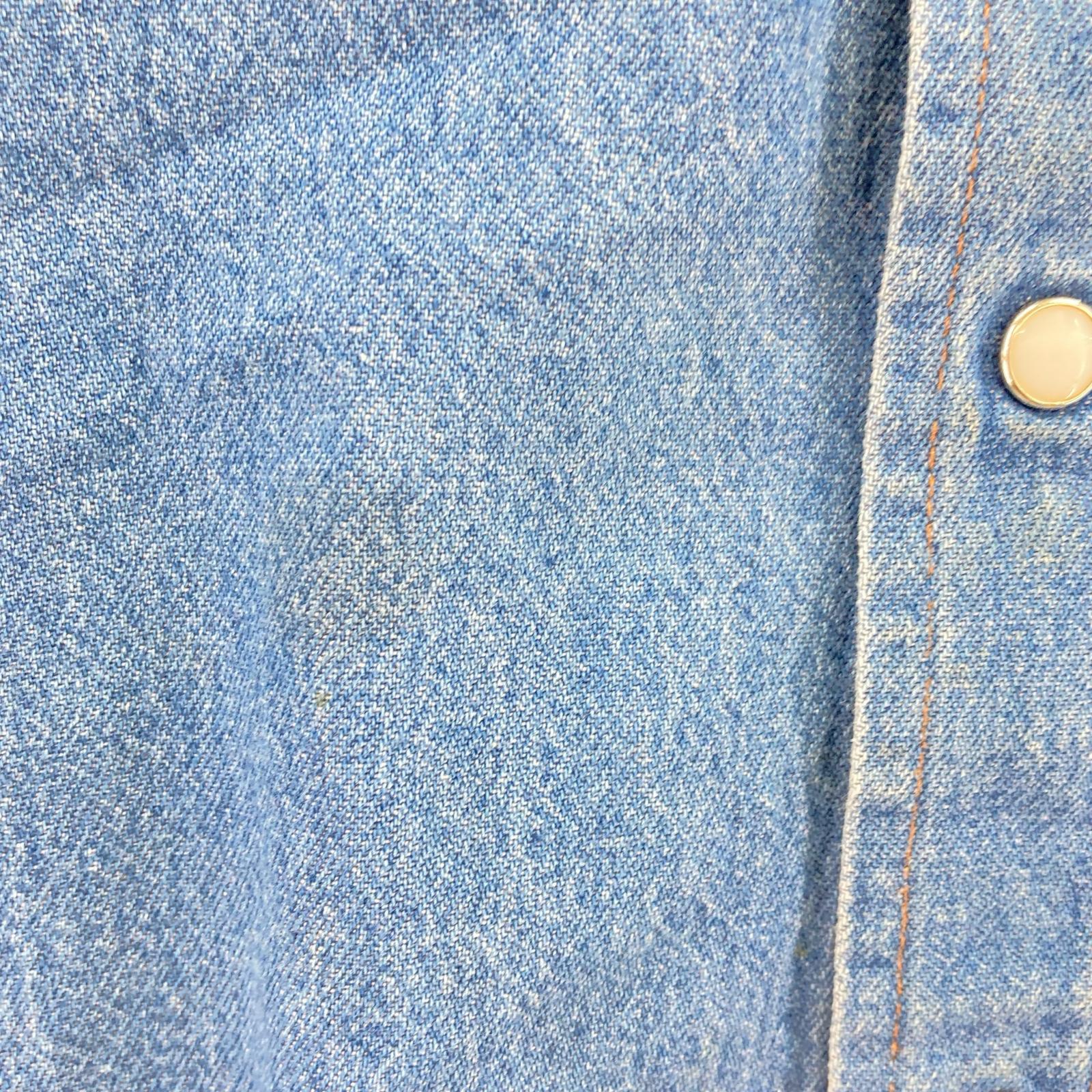 長袖シャツ デニムシャツ 青 4320700249 ブルー