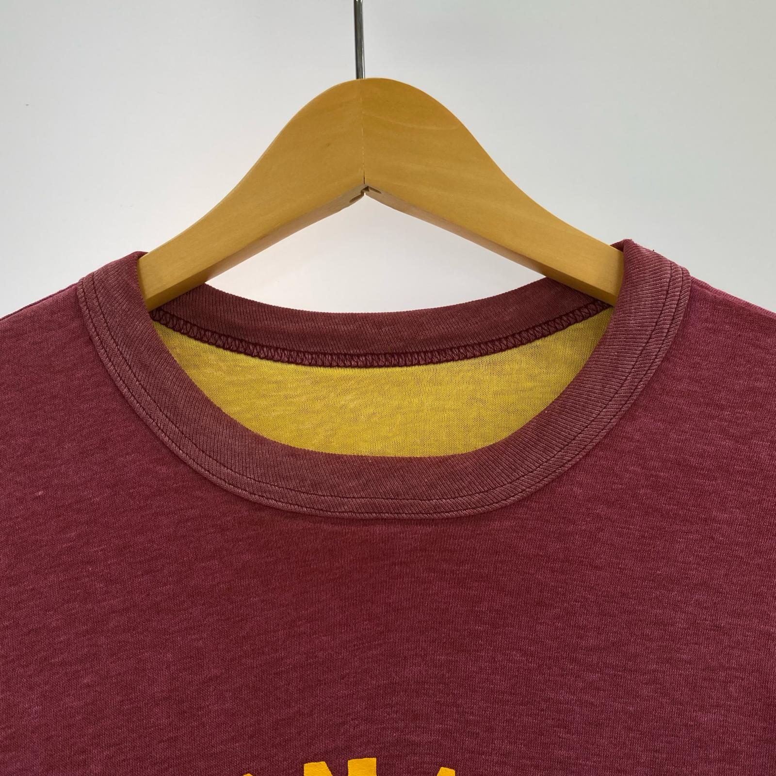 半袖Ｔシャツ ダブルフェイス　S/Sカットソー　赤　黄 レッド