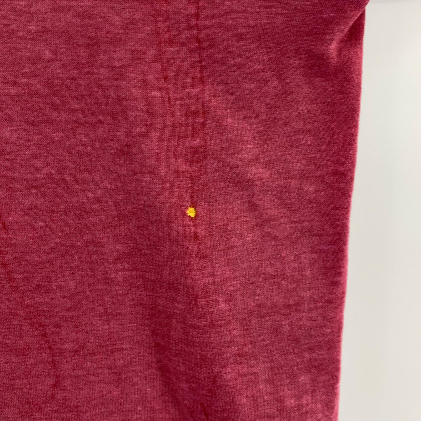 半袖Ｔシャツ ダブルフェイス　S/Sカットソー　赤　黄 レッド