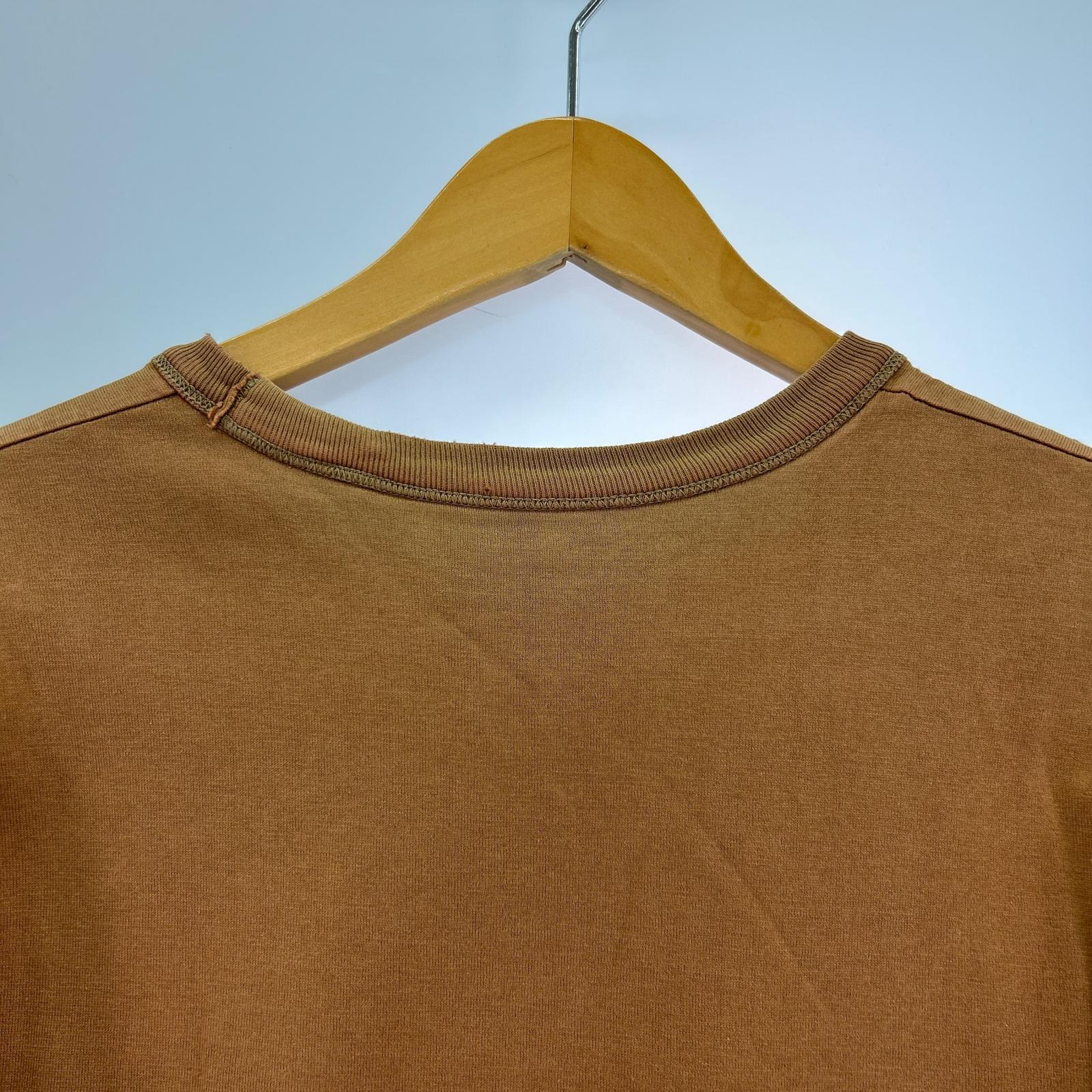 半袖Ｔシャツ ダブルフェイス　s/sカットソー　カモ　茶（M） M