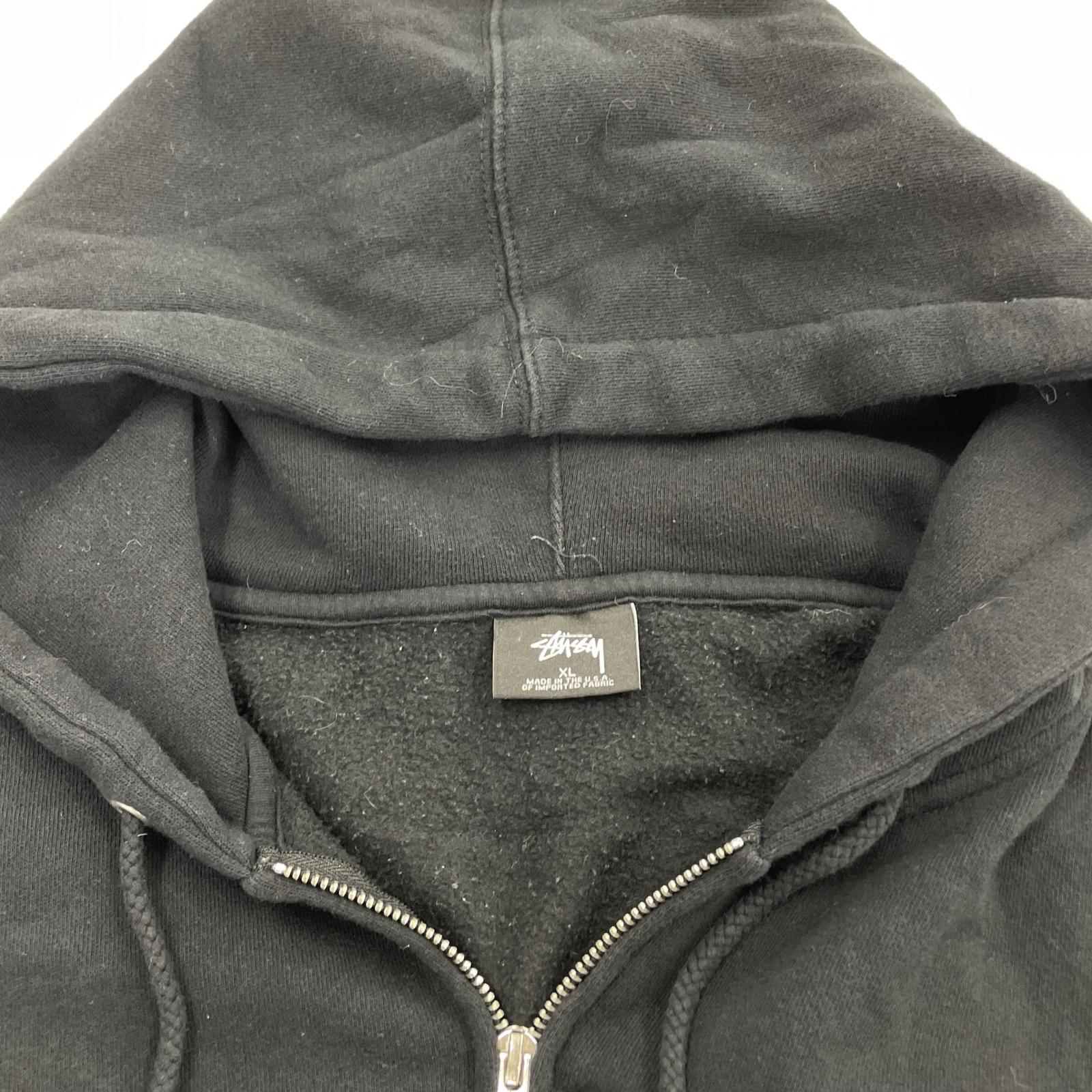 その他トップス STUSSY　ドラゴン　ジップパーカー　ブラック　XL ブラック