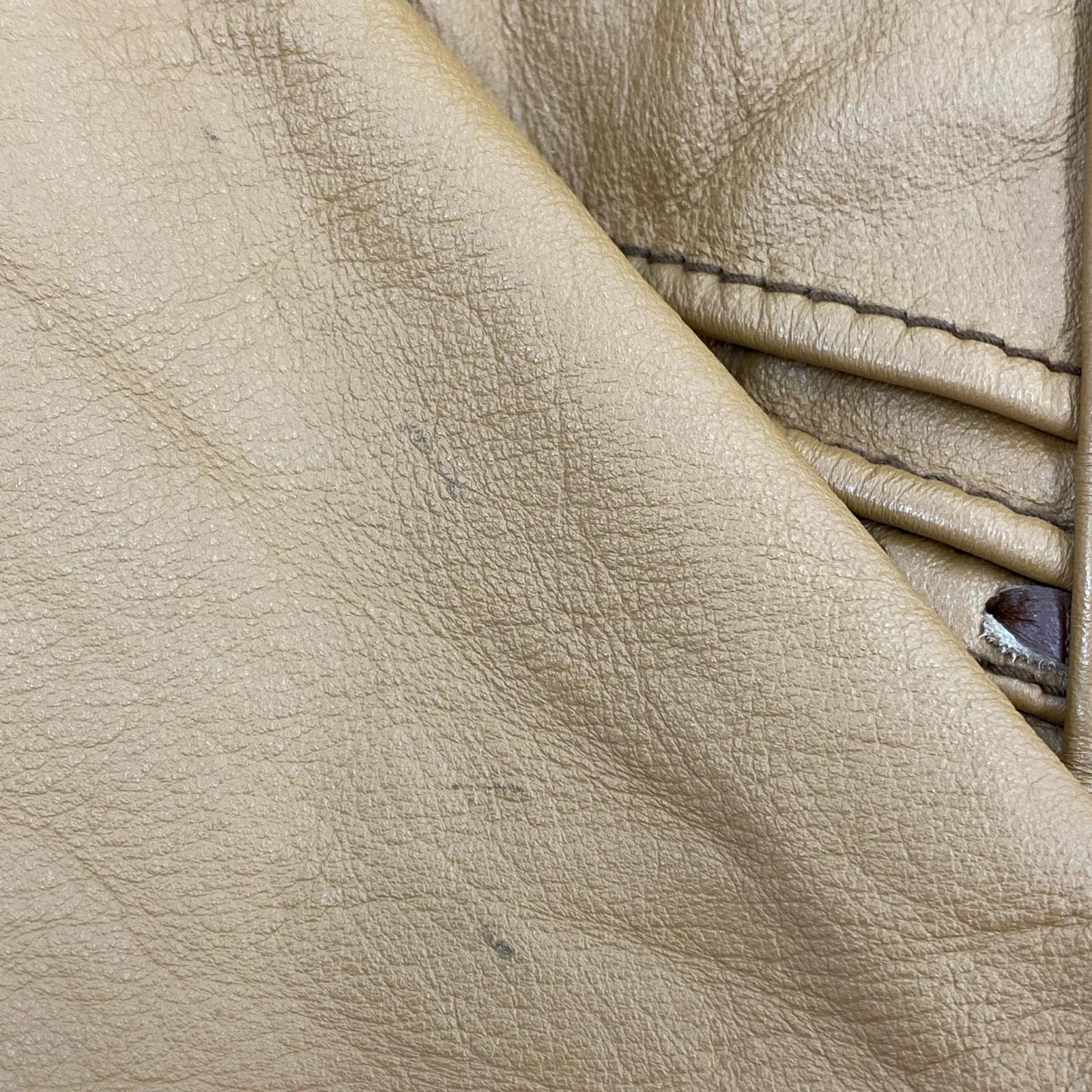 レザージャケット GOAT SKIN JACKET L L ブラウン