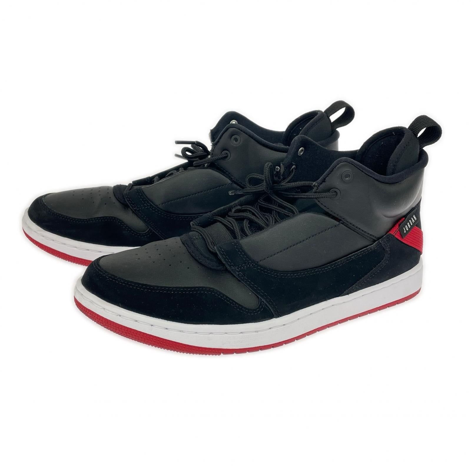 スニーカー JORDAN FADEAWAY BRED 黒赤 (28.0cm) 28cm (US10 UK9 1/2 EU46) ブラック