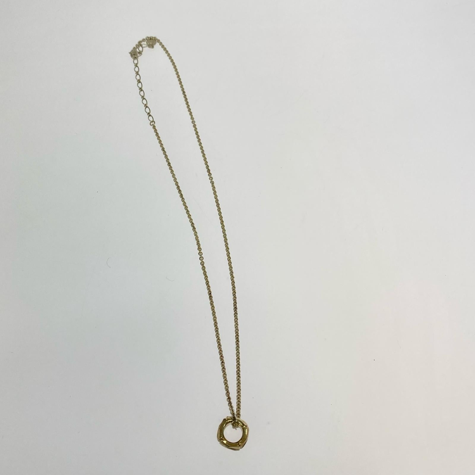 その他アクセサリー GARNI　クロッケリー バンブー トリプル ペンダント