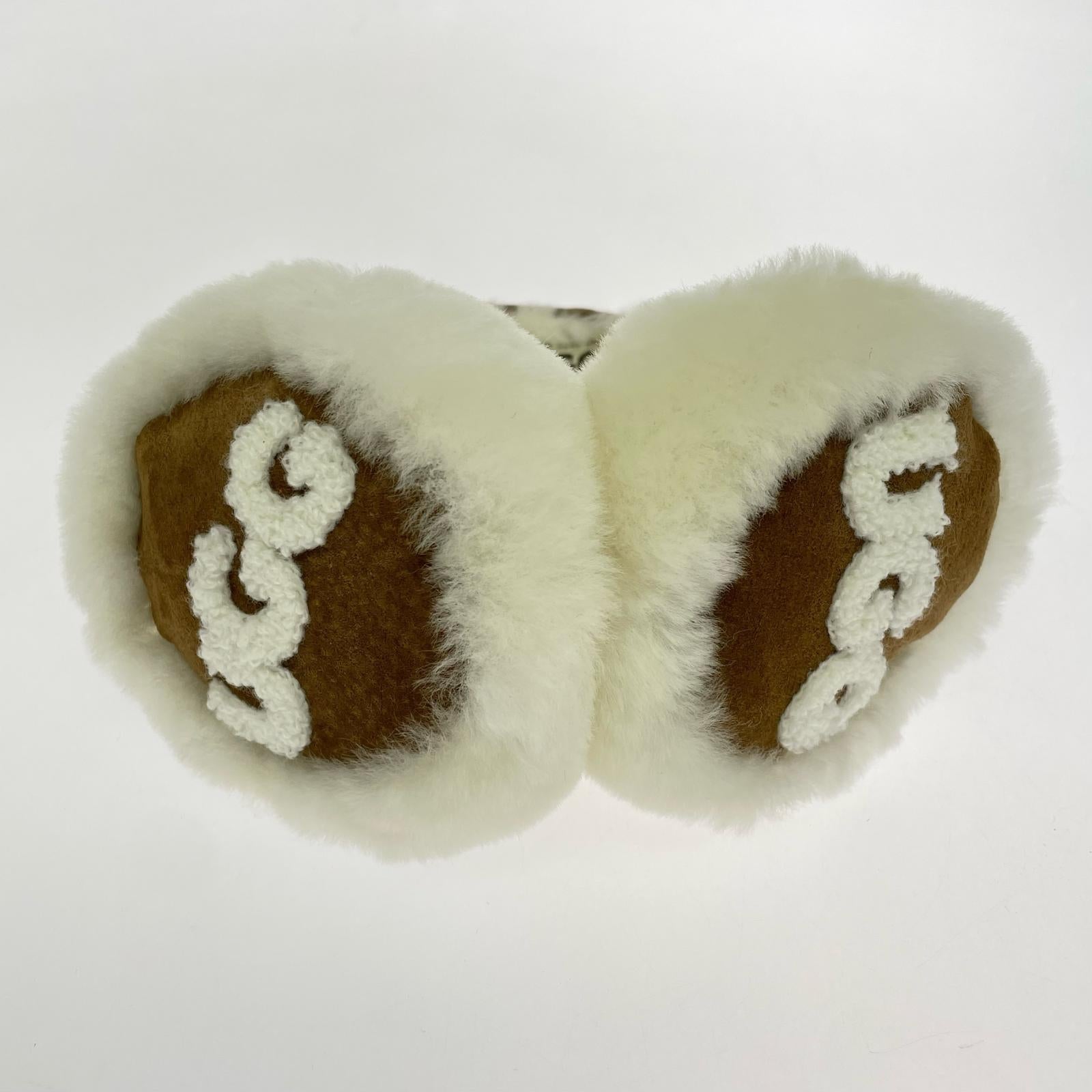 その他アクセサリー Sheepskin With Logo Earmuff ブラウン