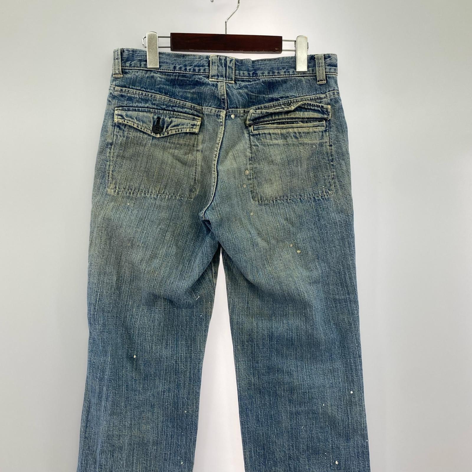デニムパンツ インディゴ M M ブルー