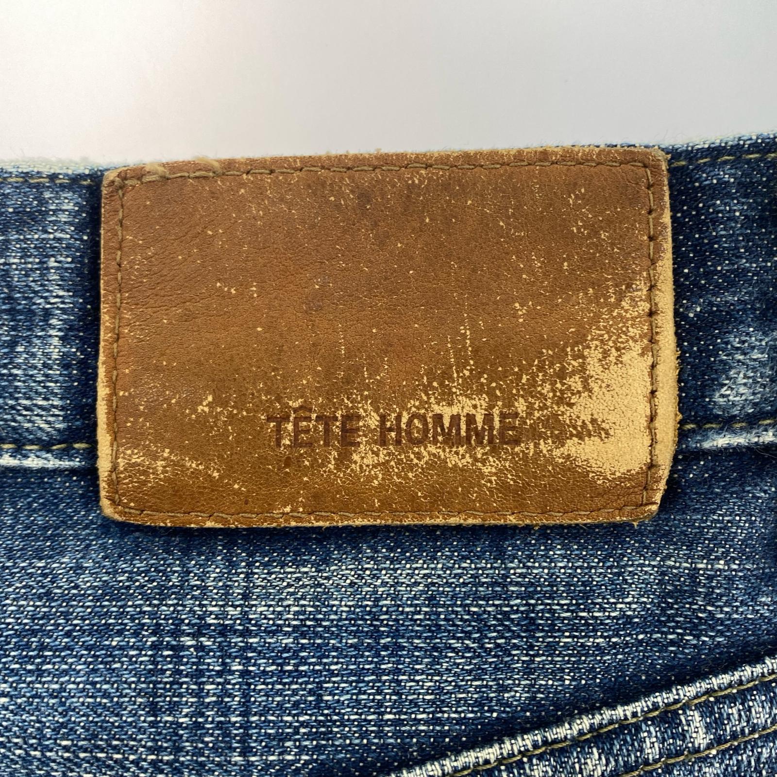 デニムパンツ ブルー M M ブルー