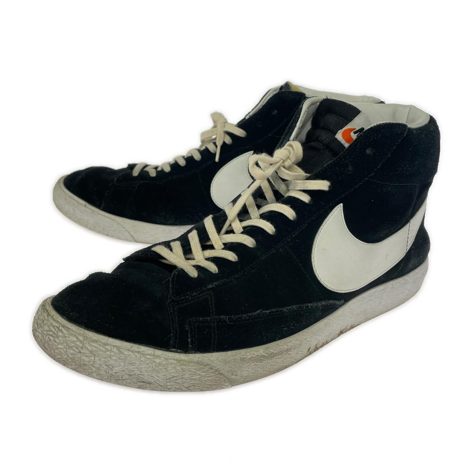 スニーカー BLAZER MID PRM 30cm 黒 30cm (US12 UK11 1/2 EU50) ブラック