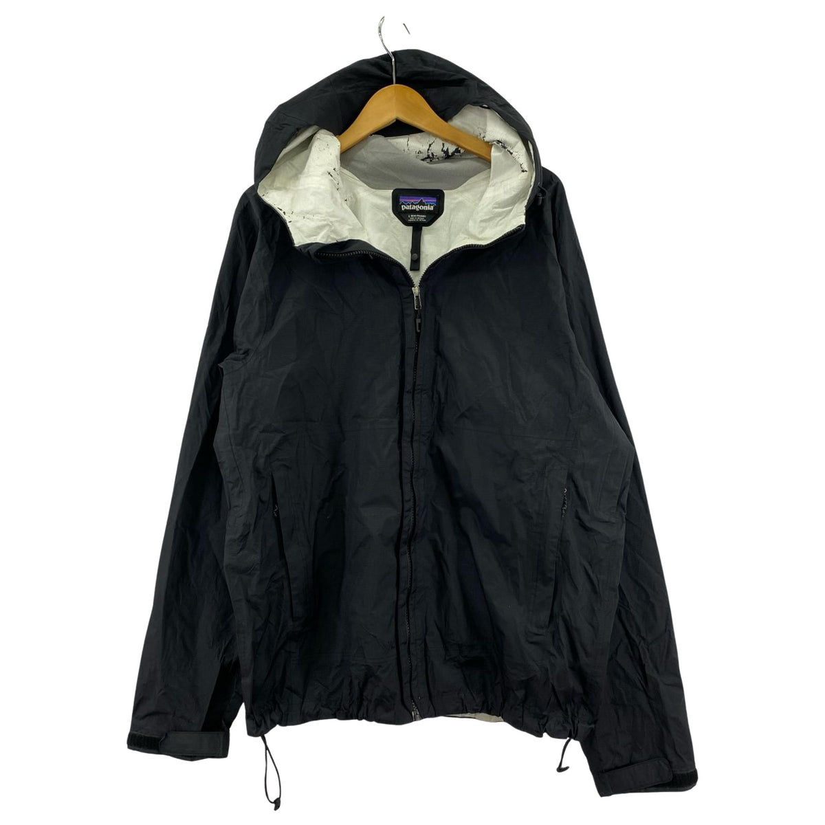 マウンテンパーカー patagonia Torrentshell Jacket 黒 83801FA15 (L) L ブラック