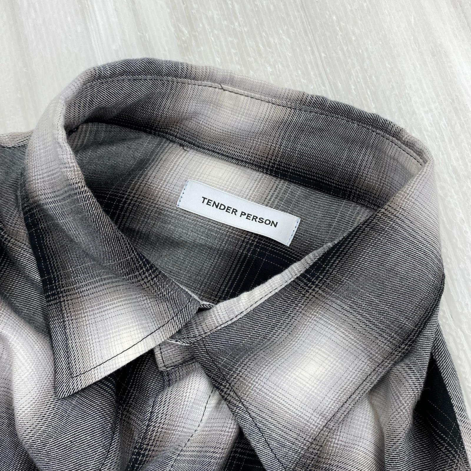 長袖シャツ TENDER PERSON MUSUBI SHIRTS GB-TO-4206 黒 (4) 4 ブラック