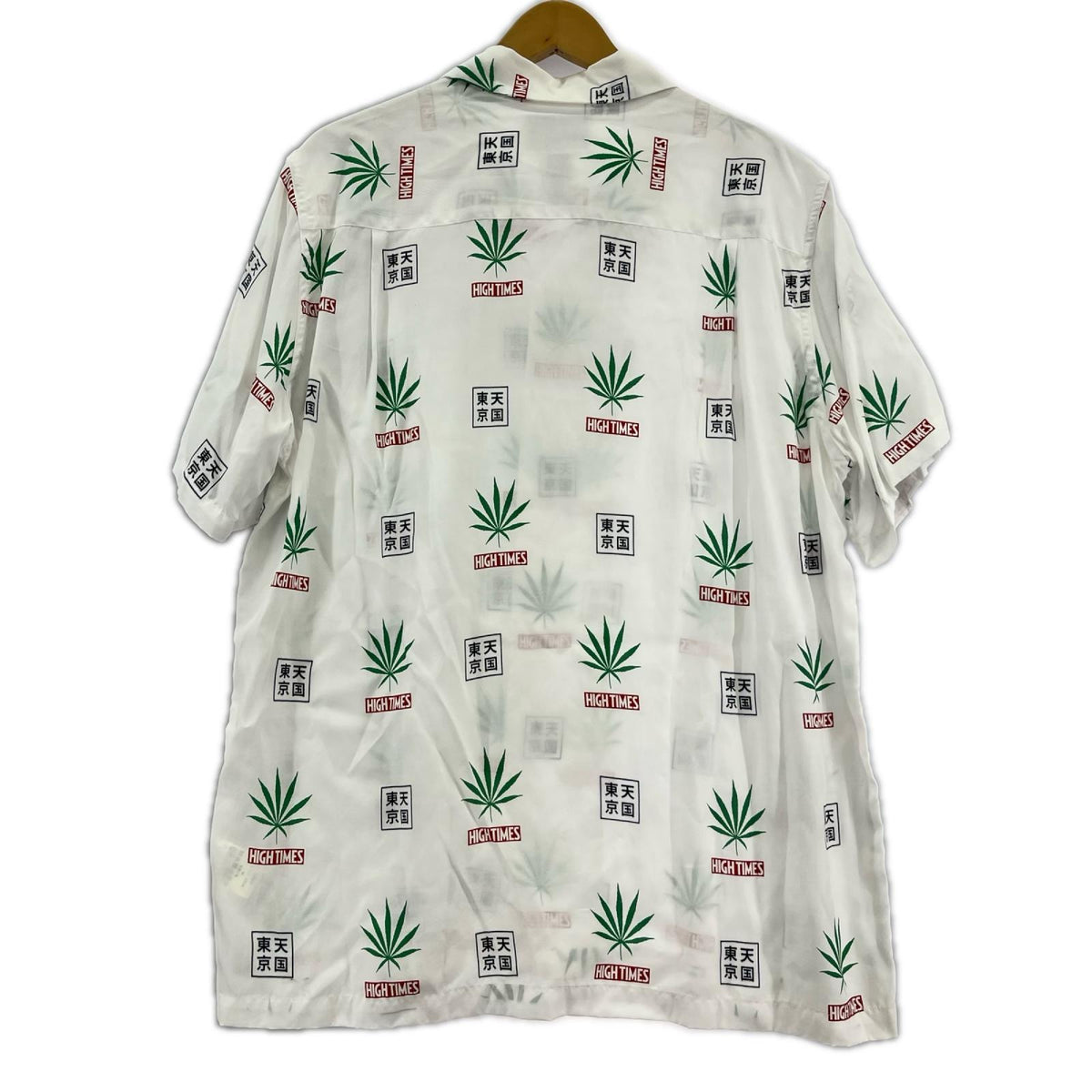 半袖シャツ WACKO MARIA high times HAWAIIAN SHIRT 総柄 (M) M ホワイト