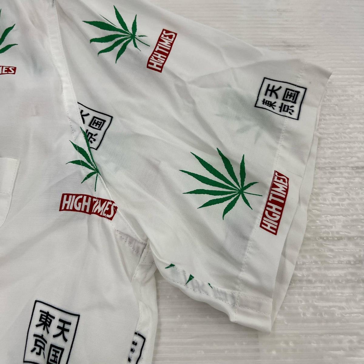 半袖シャツ WACKO MARIA high times HAWAIIAN SHIRT 総柄 (M) M ホワイト