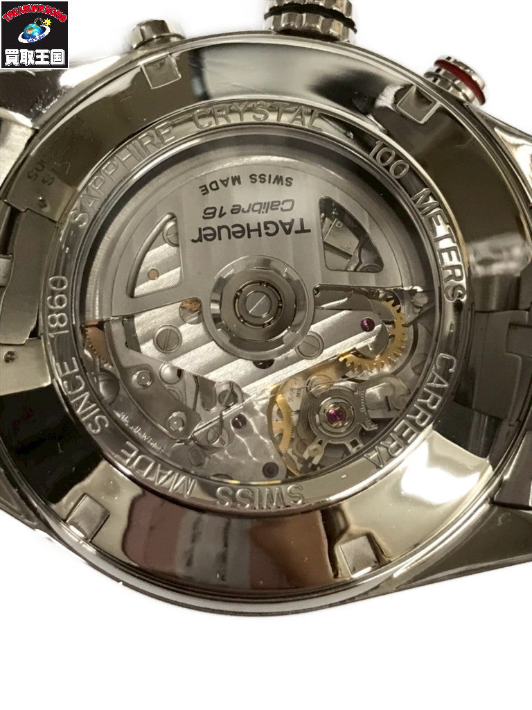 TAG Heuer/カレラクロノグラフデイデイト/OH・仕上済(26.4) CV2A1S 腕時計