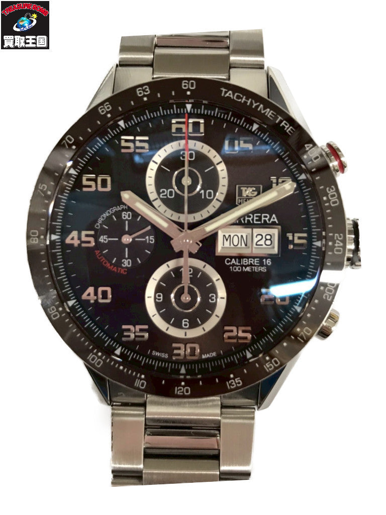 TAG Heuer/カレラクロノグラフデイデイト/OH・仕上済(26.4) CV2A1S 腕時計