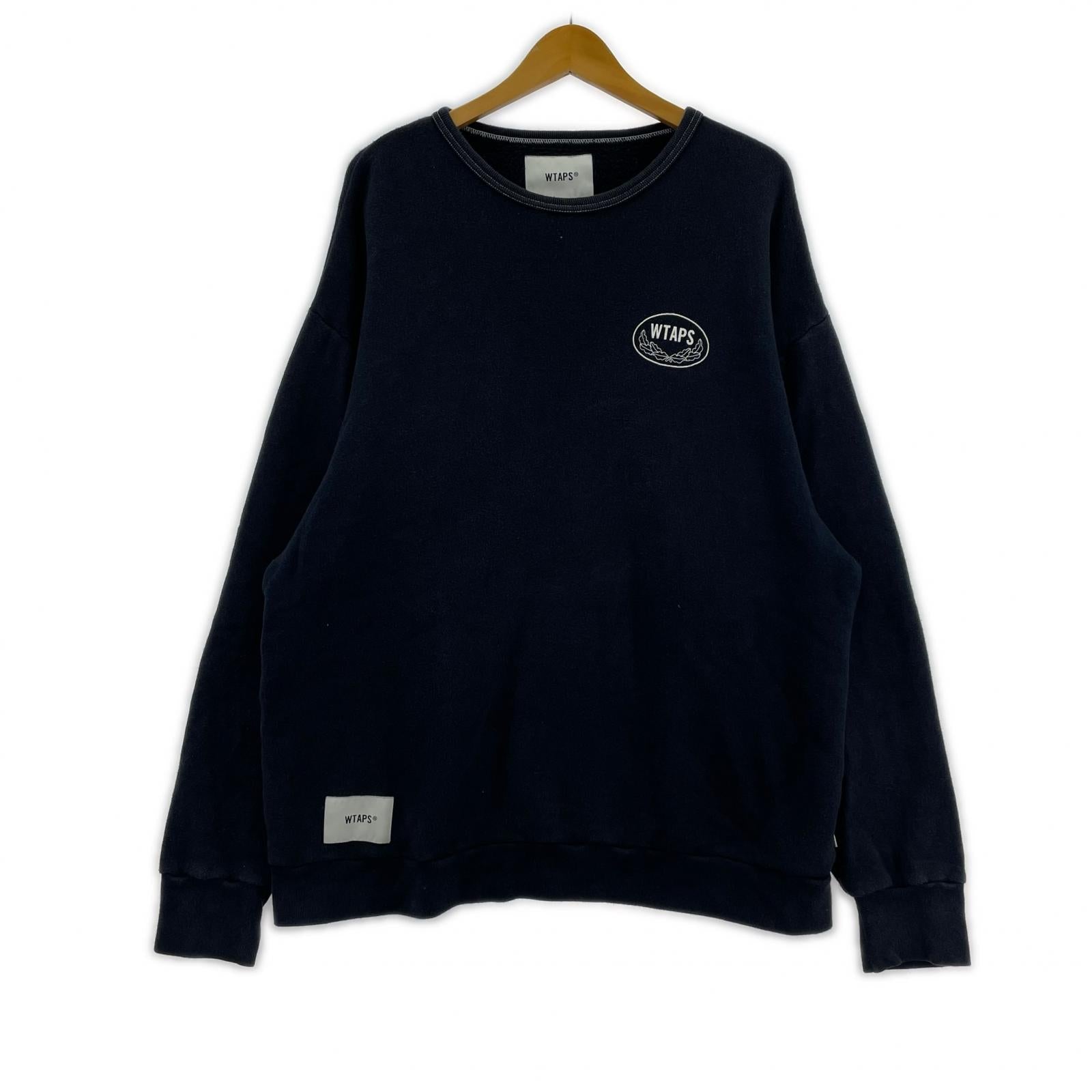 スウェット ACADEMY CREW NECK 黒 (3) ブラック