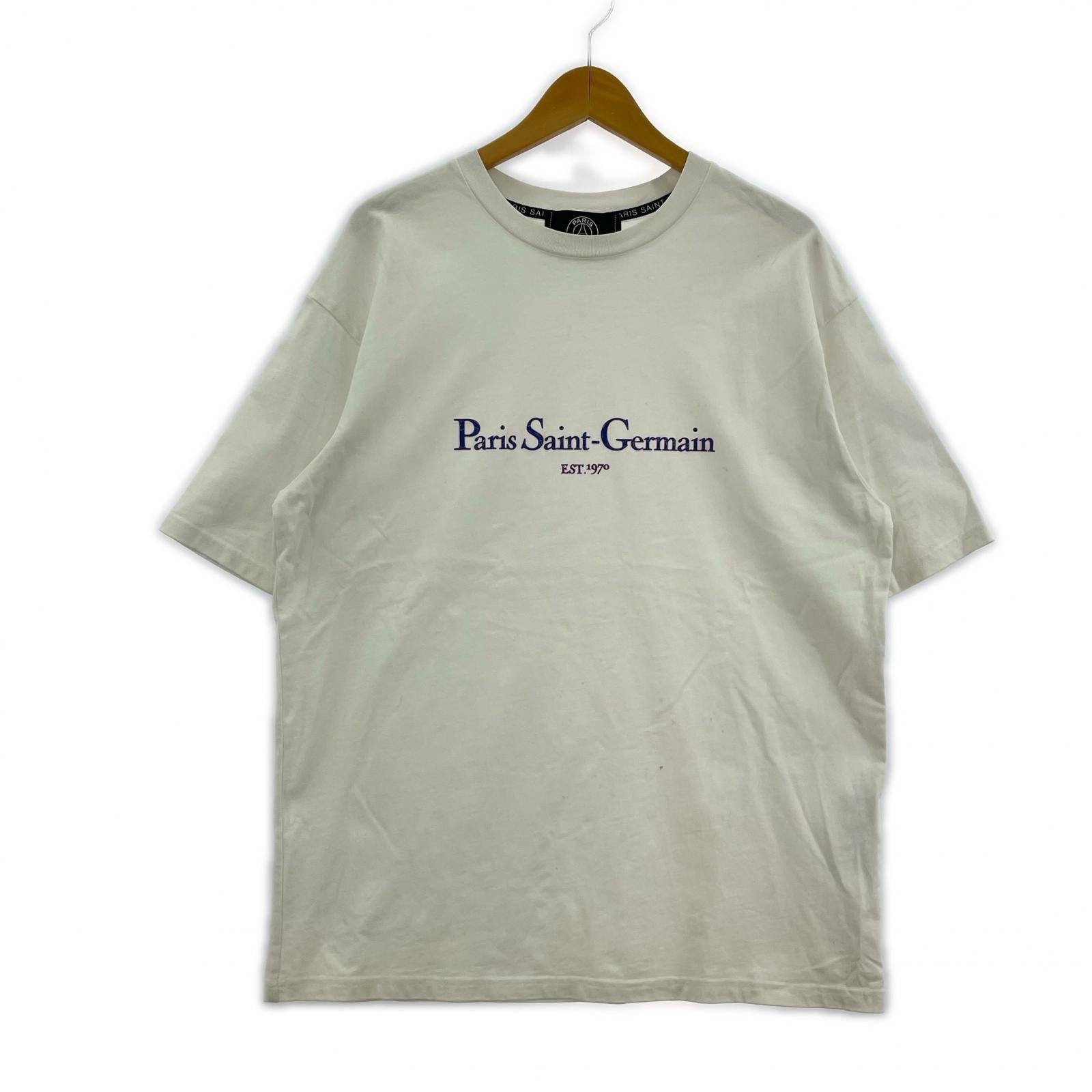 半袖Ｔシャツ .Paris Saint-Germain LAYER LOGO TEE レイヤーロゴTee L ホワイト