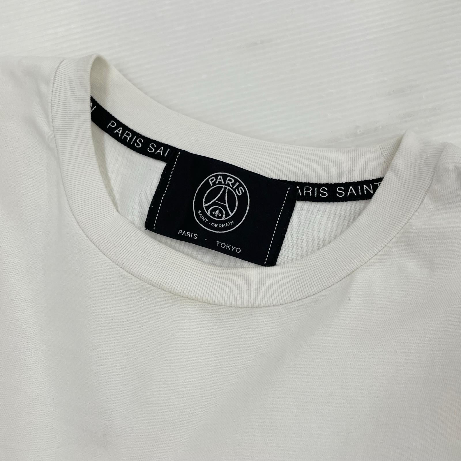 半袖Ｔシャツ .Paris Saint-Germain LAYER LOGO TEE レイヤーロゴTee L ホワイト