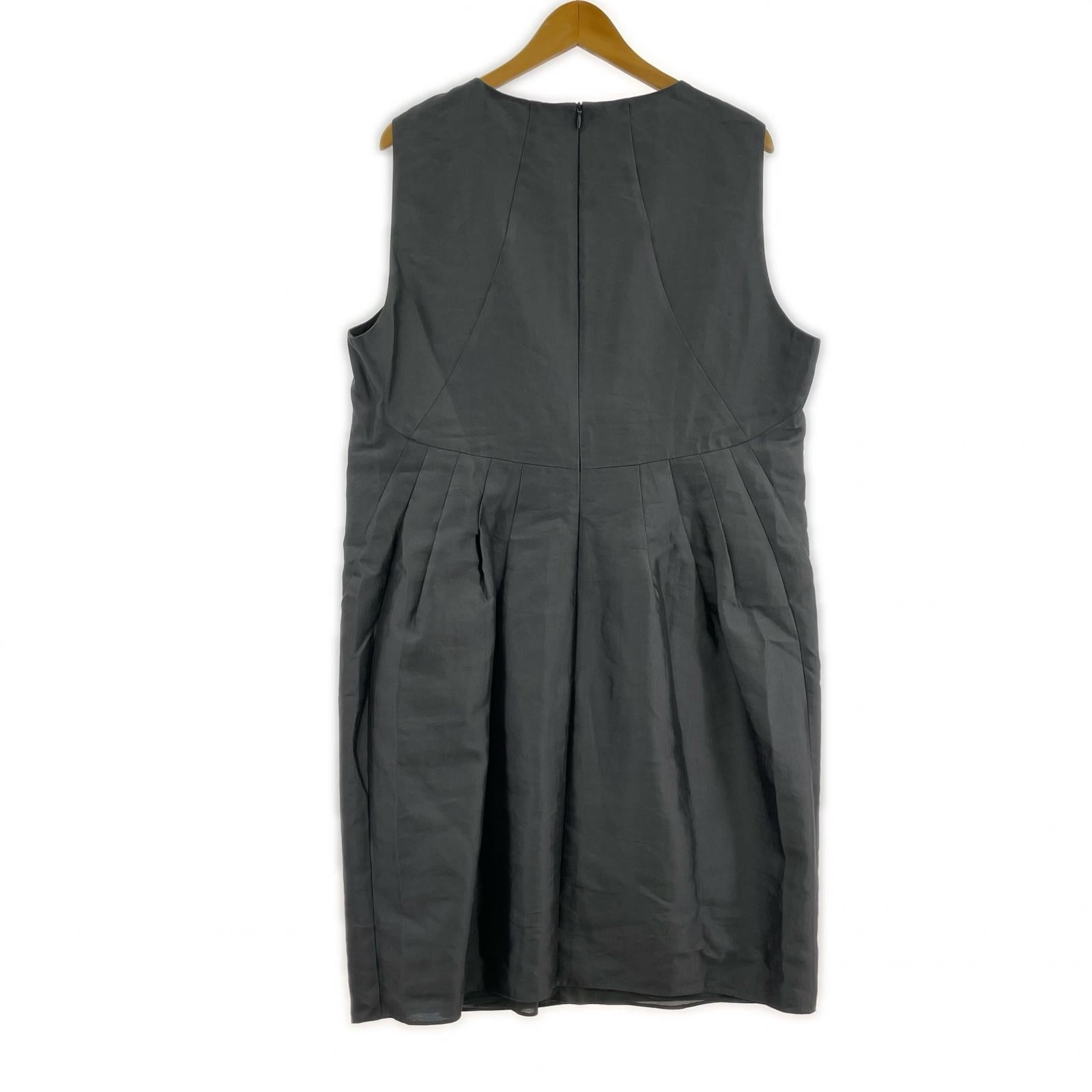 ワンピース EMPORIO ARMANI ノースリーブワンピース グレー