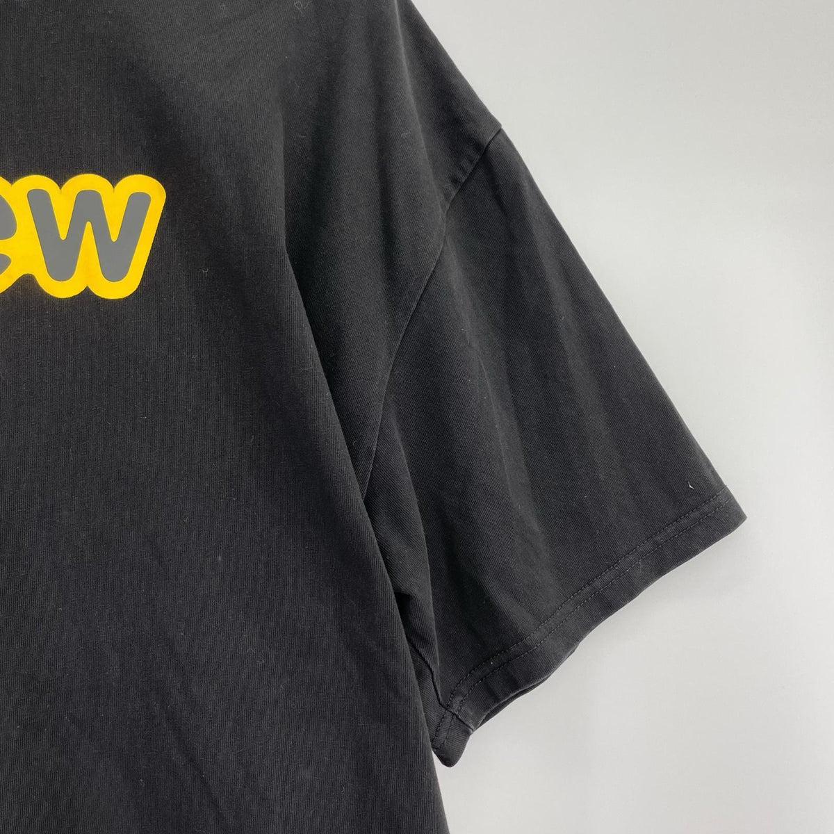 半袖Ｔシャツ ロゴ 黒（XL）