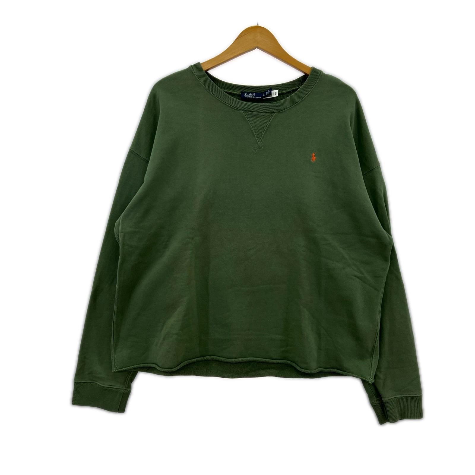 スウェット POLO RALPH LAUREN ｽｳｪｯﾄ VIVALOLIBRE POLO緑 （XL） グリーン