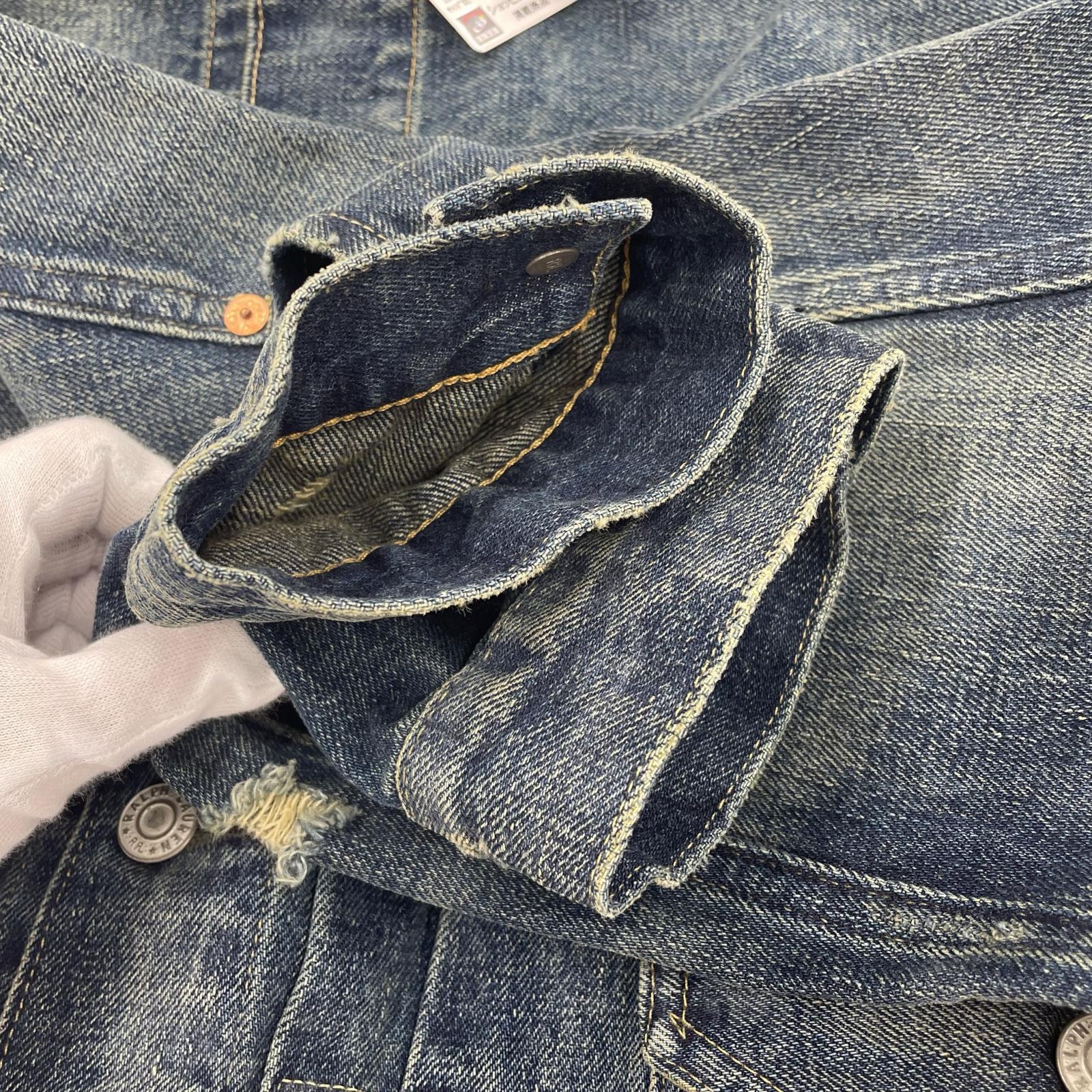 デニムジャケット RRL Type2 Denim Trucker Jacket Westview Wash XL ネイビー
