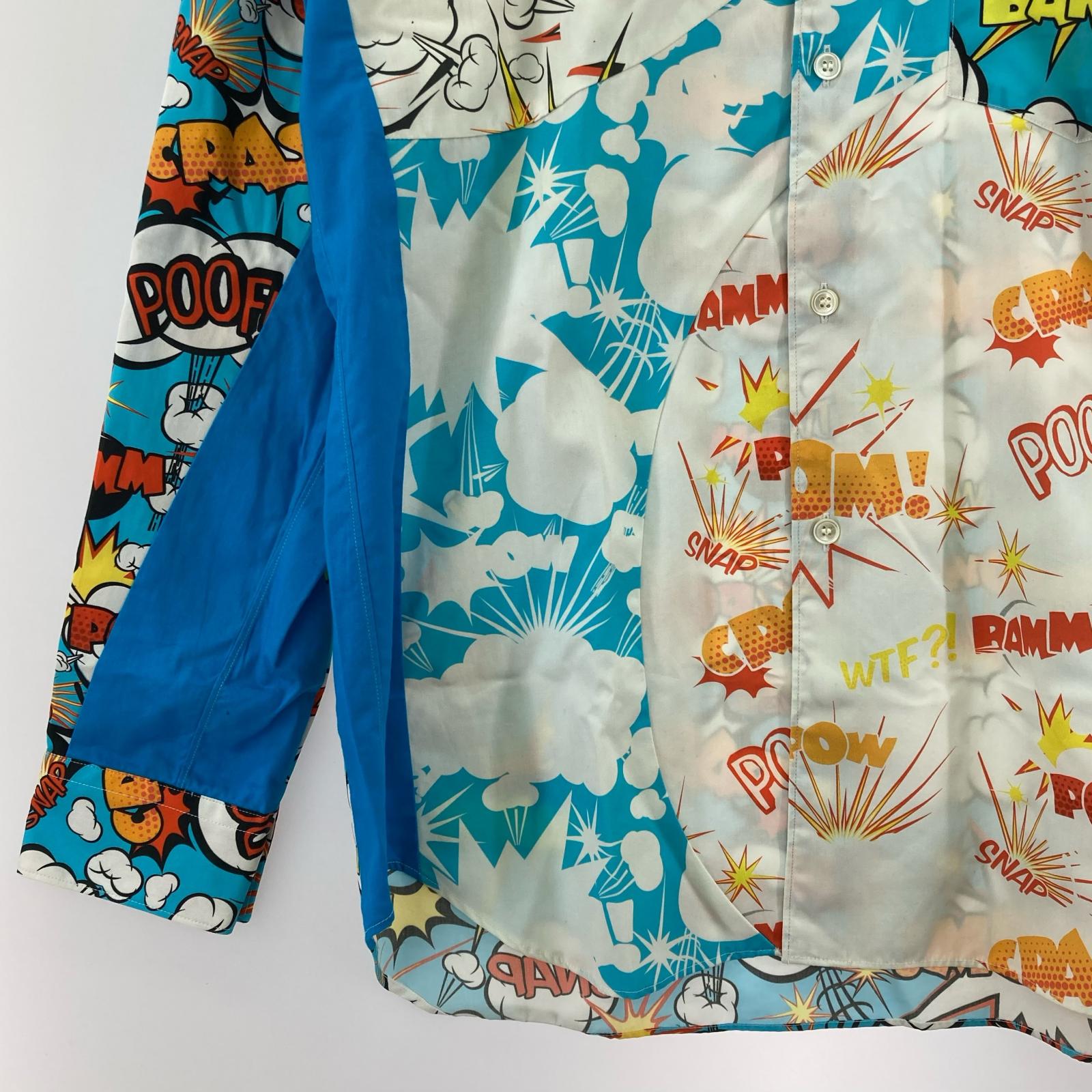 長袖シャツ SHIRT 19SS アメコミ コミック柄 シャツ S
