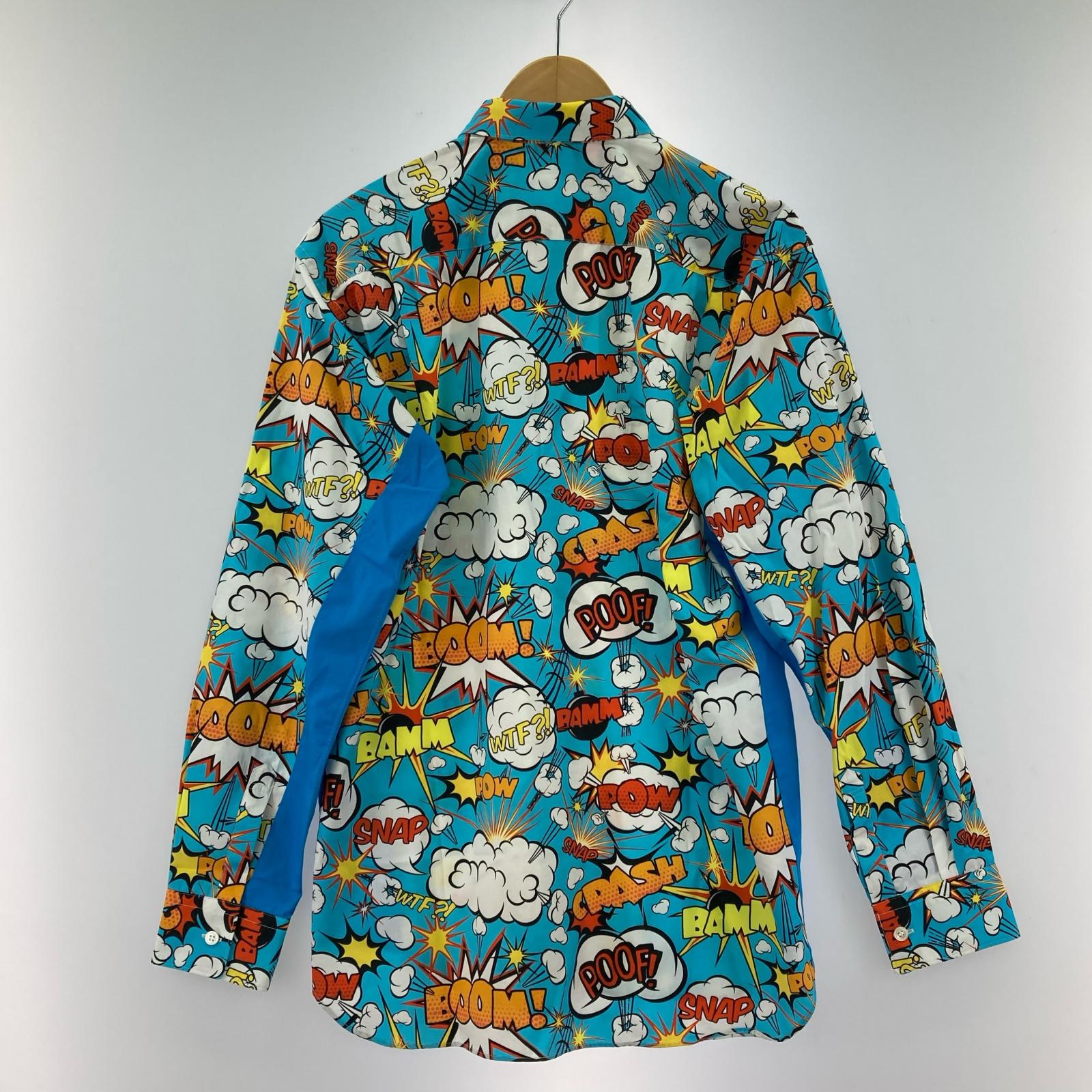 長袖シャツ SHIRT 19SS アメコミ コミック柄 シャツ S