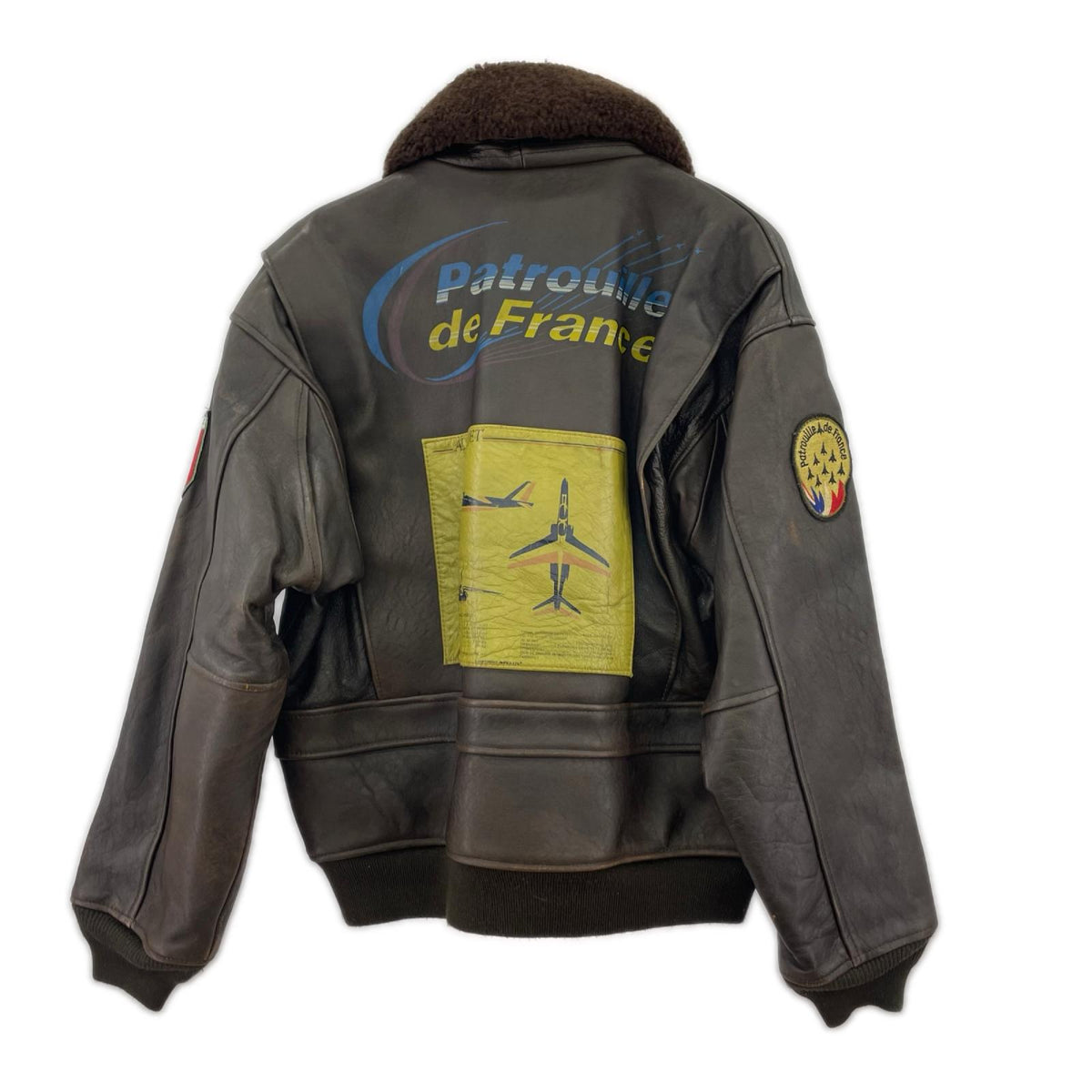 レザージャケット G-1 Flight Jacket フランス空軍 S BRW S ブラウン