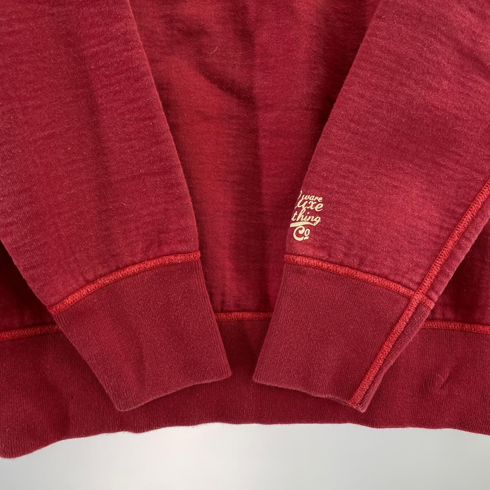 スウェット DELUXE WEAR スウェット 赤 (L) L レッド