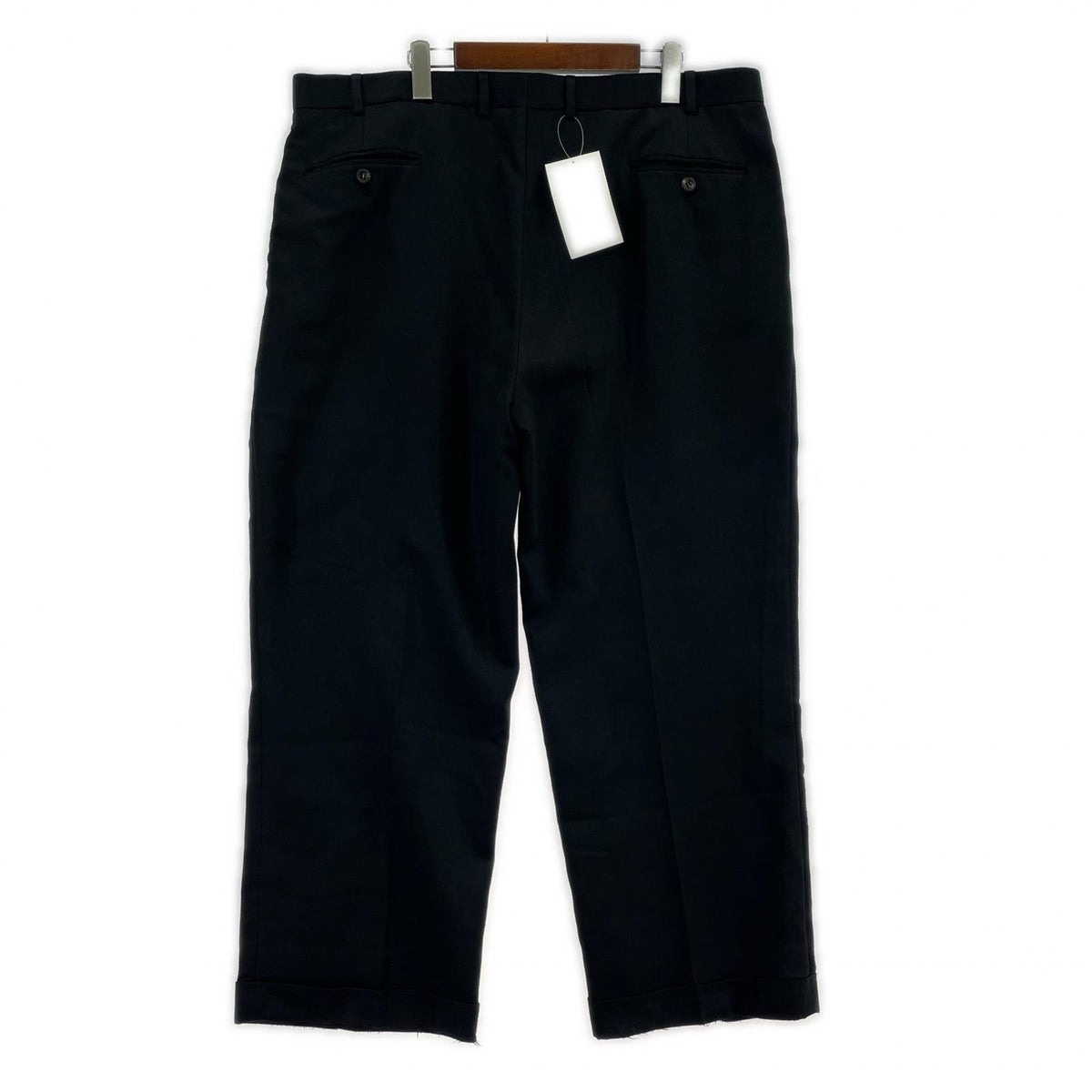 パンツ BIBLIOTHERK 25SS BROTHERS TROUSERS ブラック