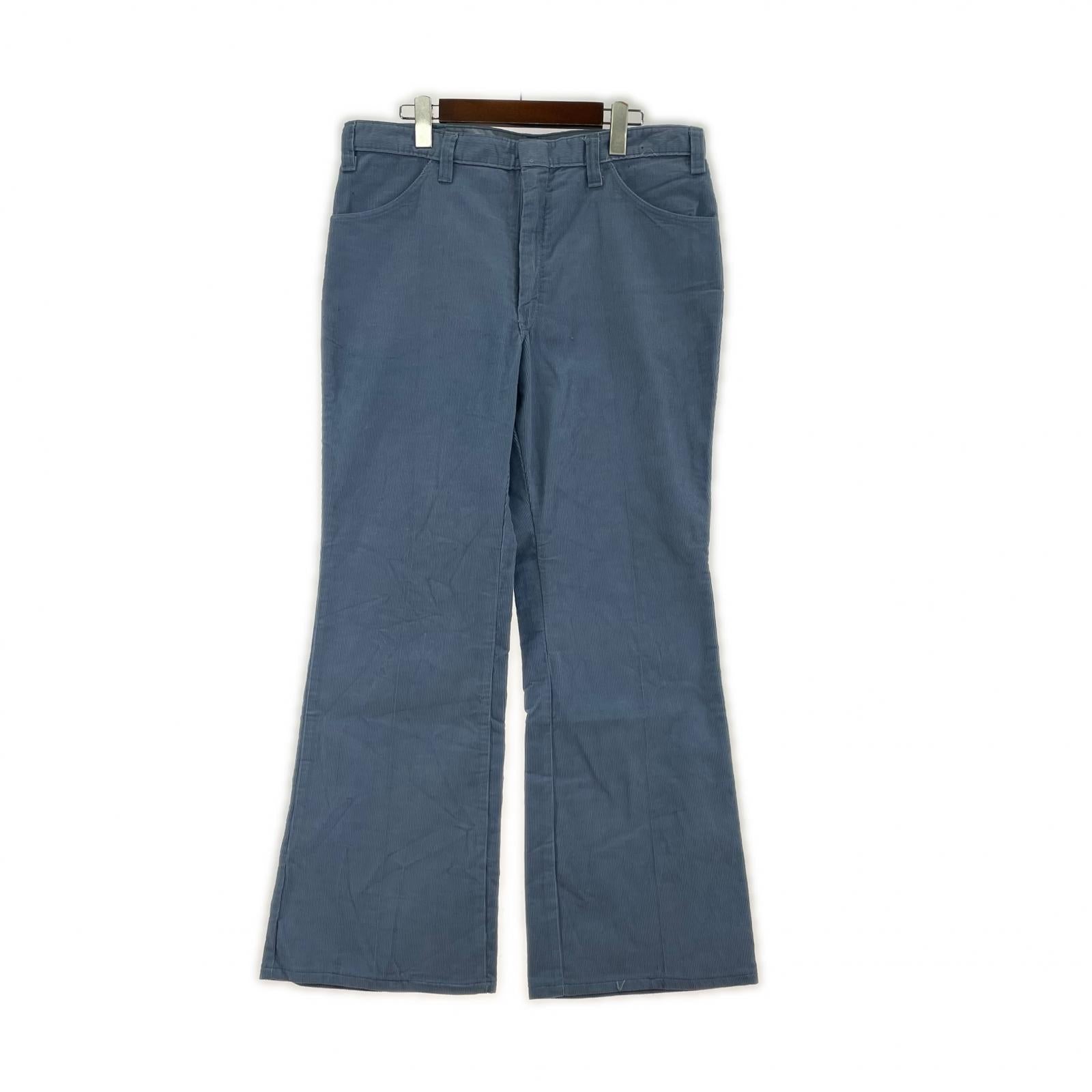 パンツ 70s コーデュロイフレアパンツ 36×29