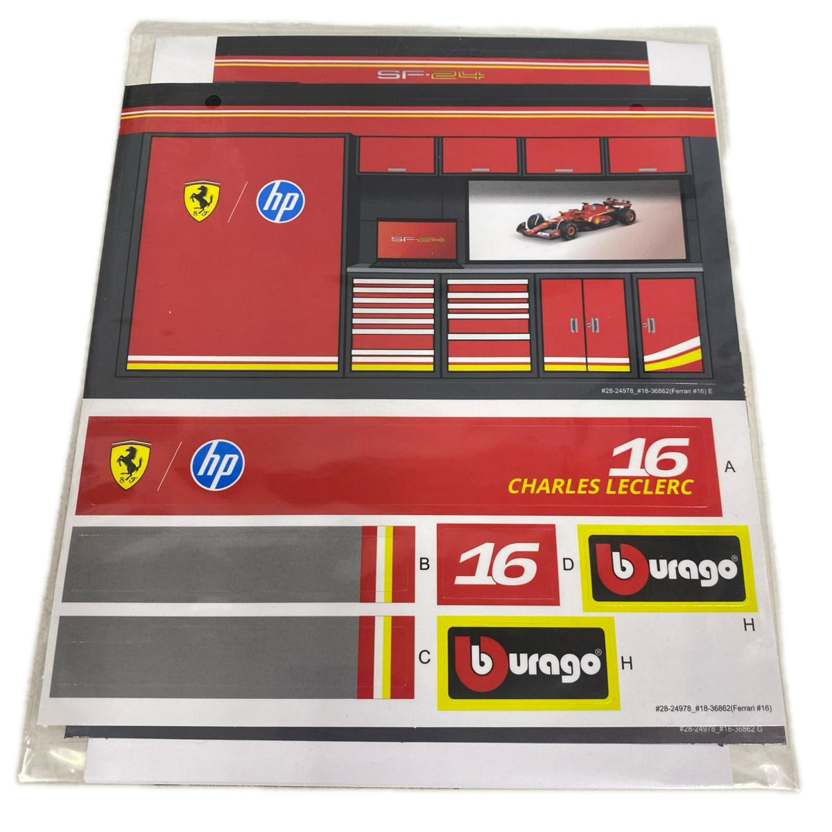1/43 ブラーゴ フェラーリ PIT PASSセット ミニカーその他