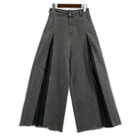 デニムパンツ DIESEL SUPER WIDE FLARE JEANS 黒 (24) ブラック