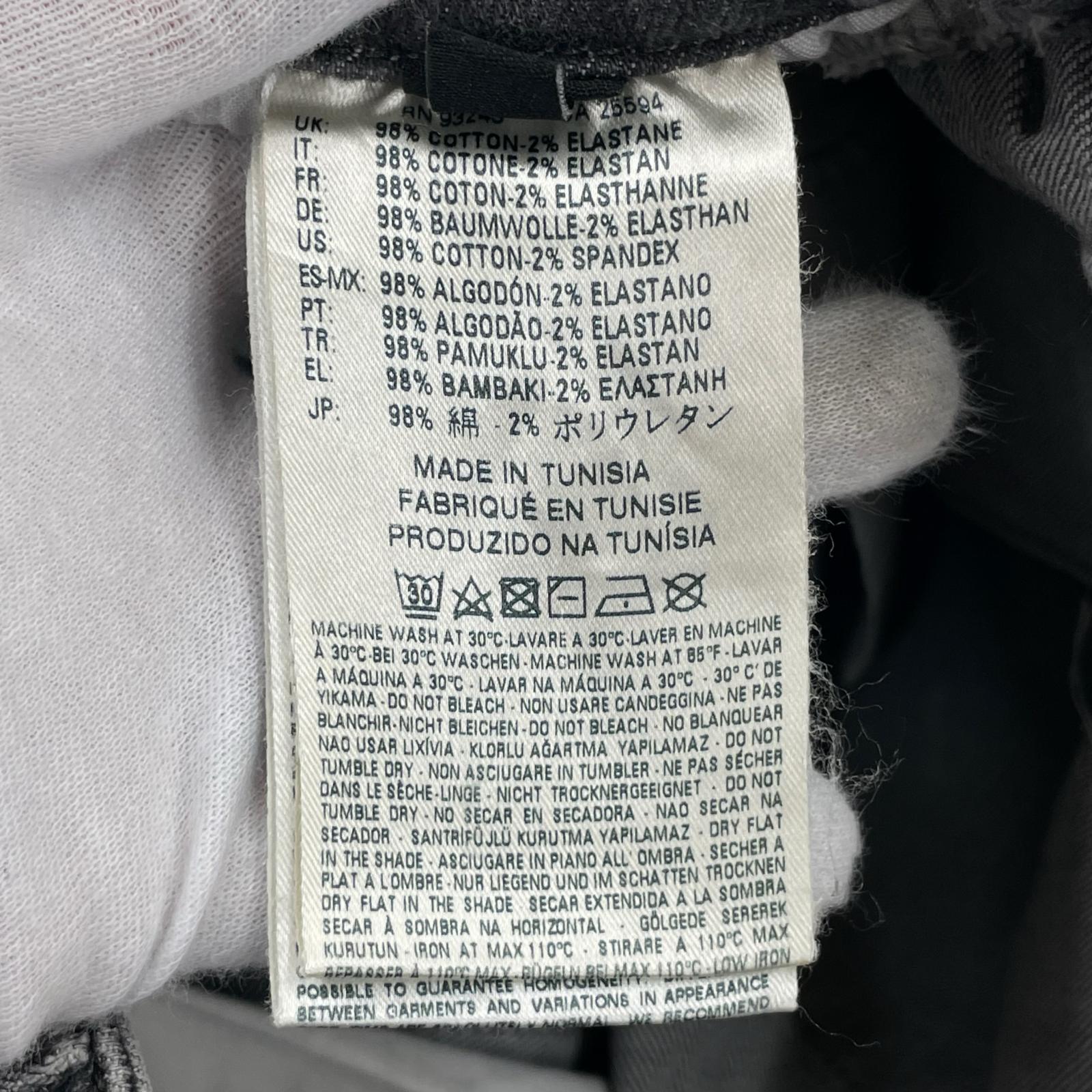 デニムパンツ DIESEL SUPER WIDE FLARE JEANS 黒 (24) ブラック
