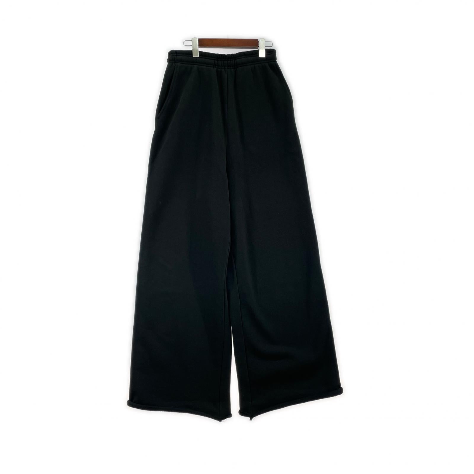 パンツ entire studios 25AWFULL SWEATPAN unu-25-3014 黒 (S) S ブラック