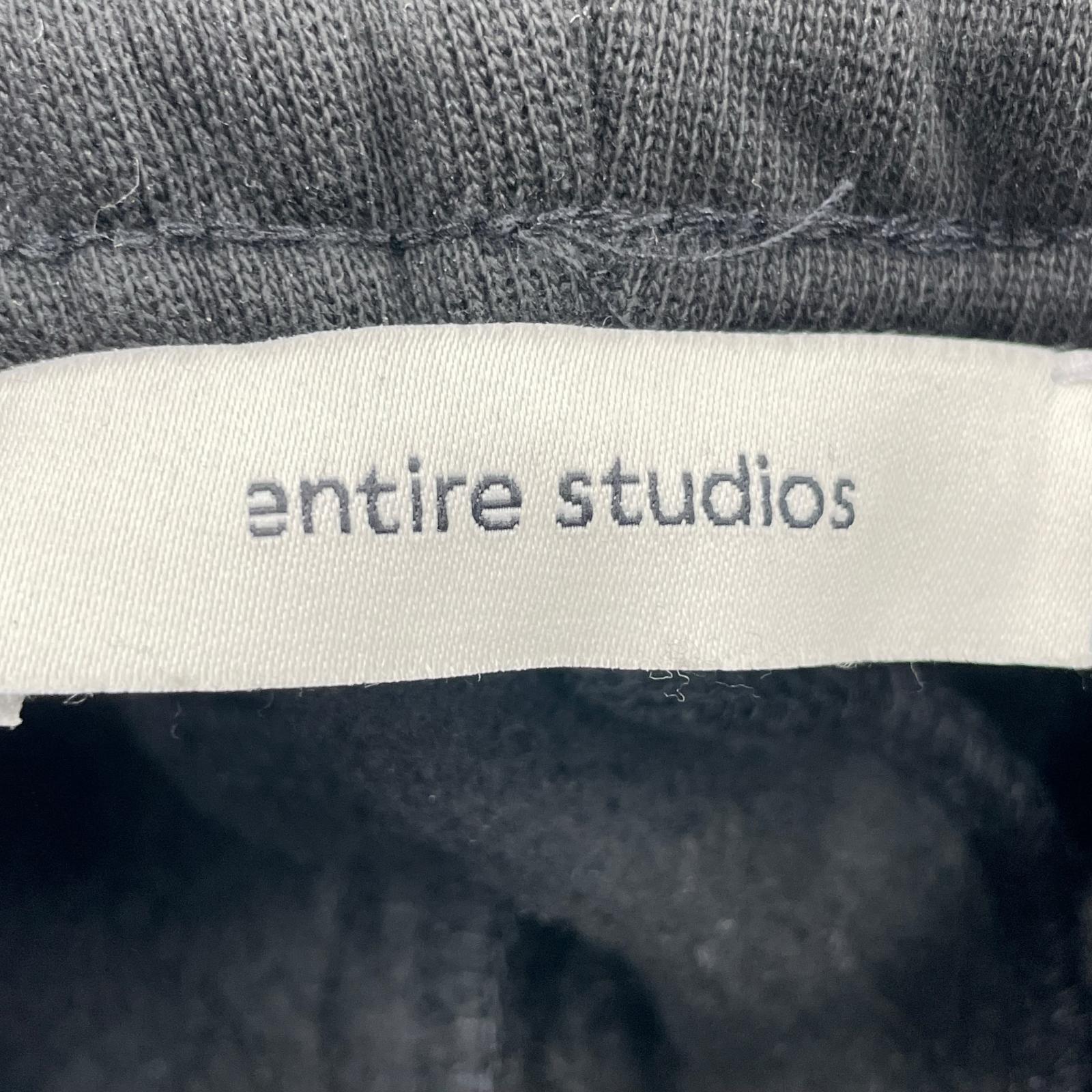 パンツ entire studios 25AWFULL SWEATPAN unu-25-3014 黒 (S) S ブラック