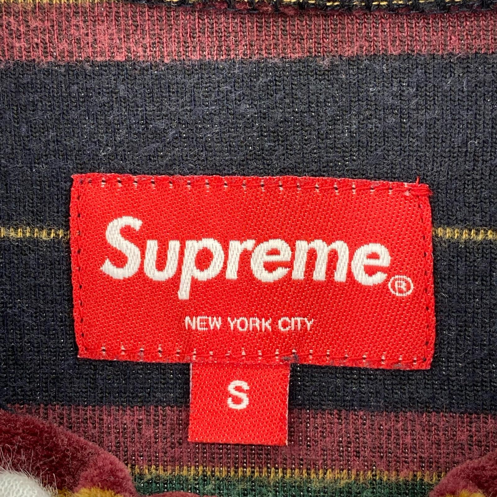 スウェット 14FW Velour Half Zip Pullover S ネイビー