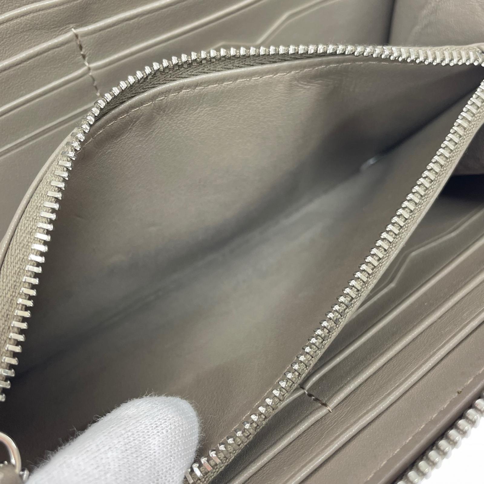 長財布 BONAVENTURA ラウンドジップウォレット ベージュ ベージュ