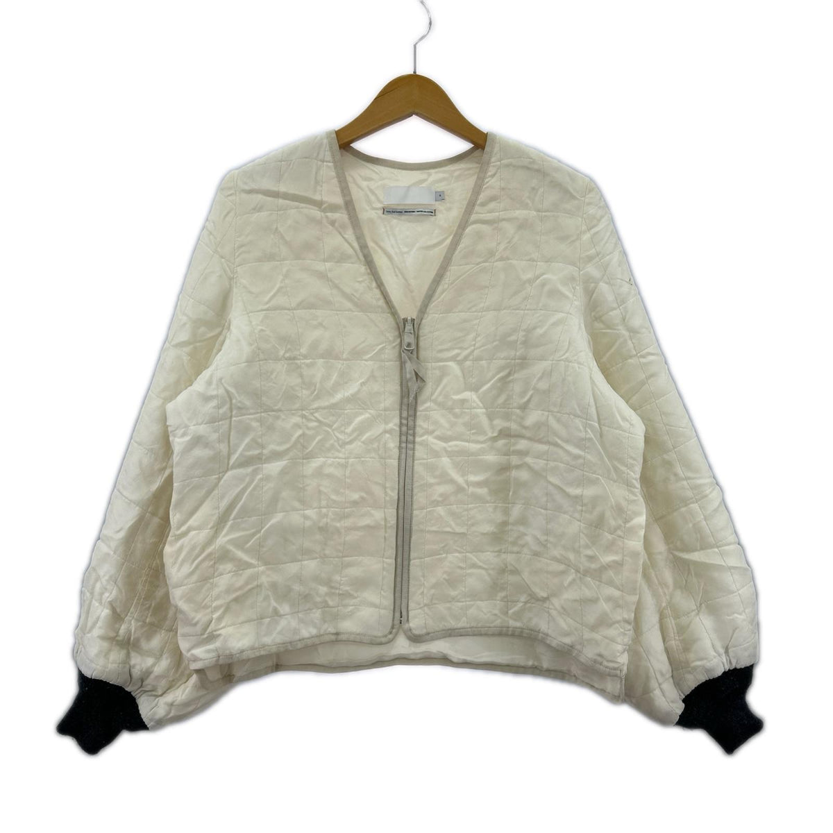 ブルゾン Jacquard Quilt Blouson-0 0 ホワイト