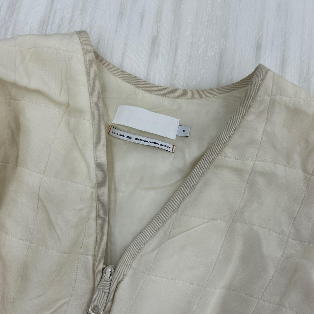 ブルゾン Jacquard Quilt Blouson-0 0 ホワイト
