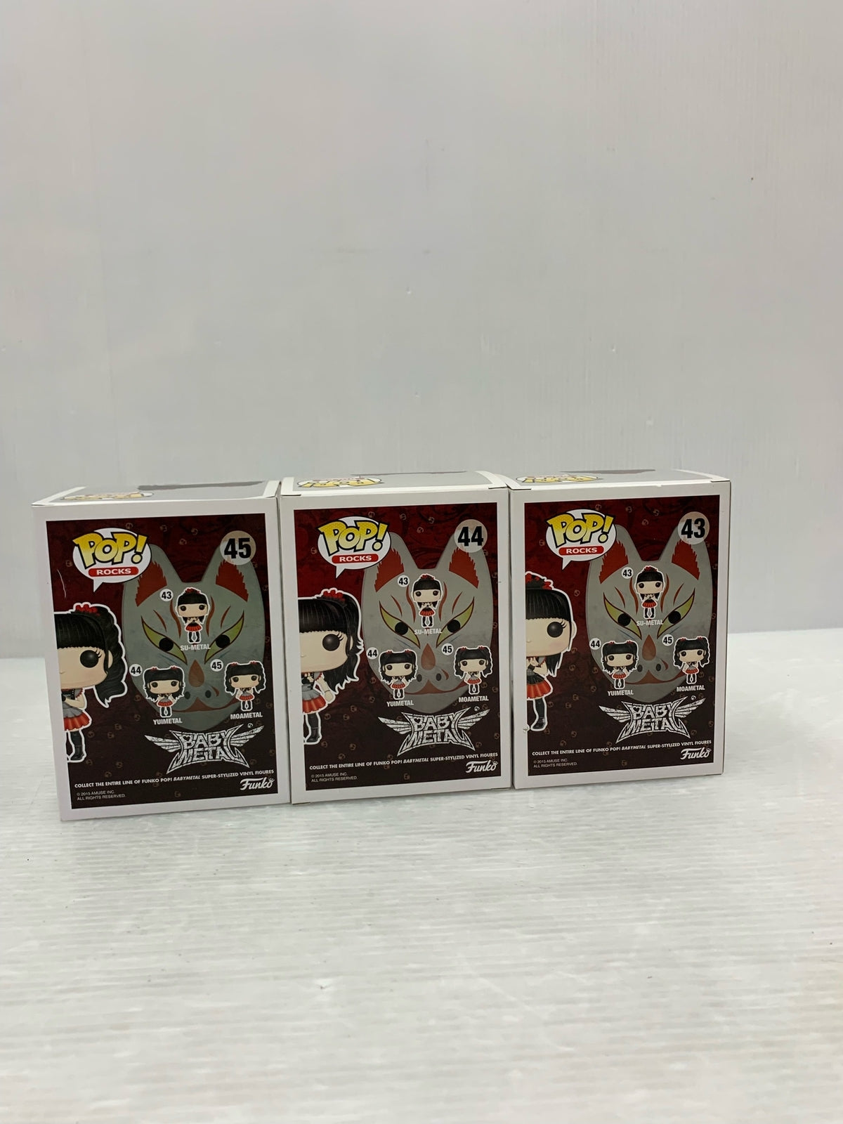 POP! ROCKS BABYMETAL 3体セット その他小物