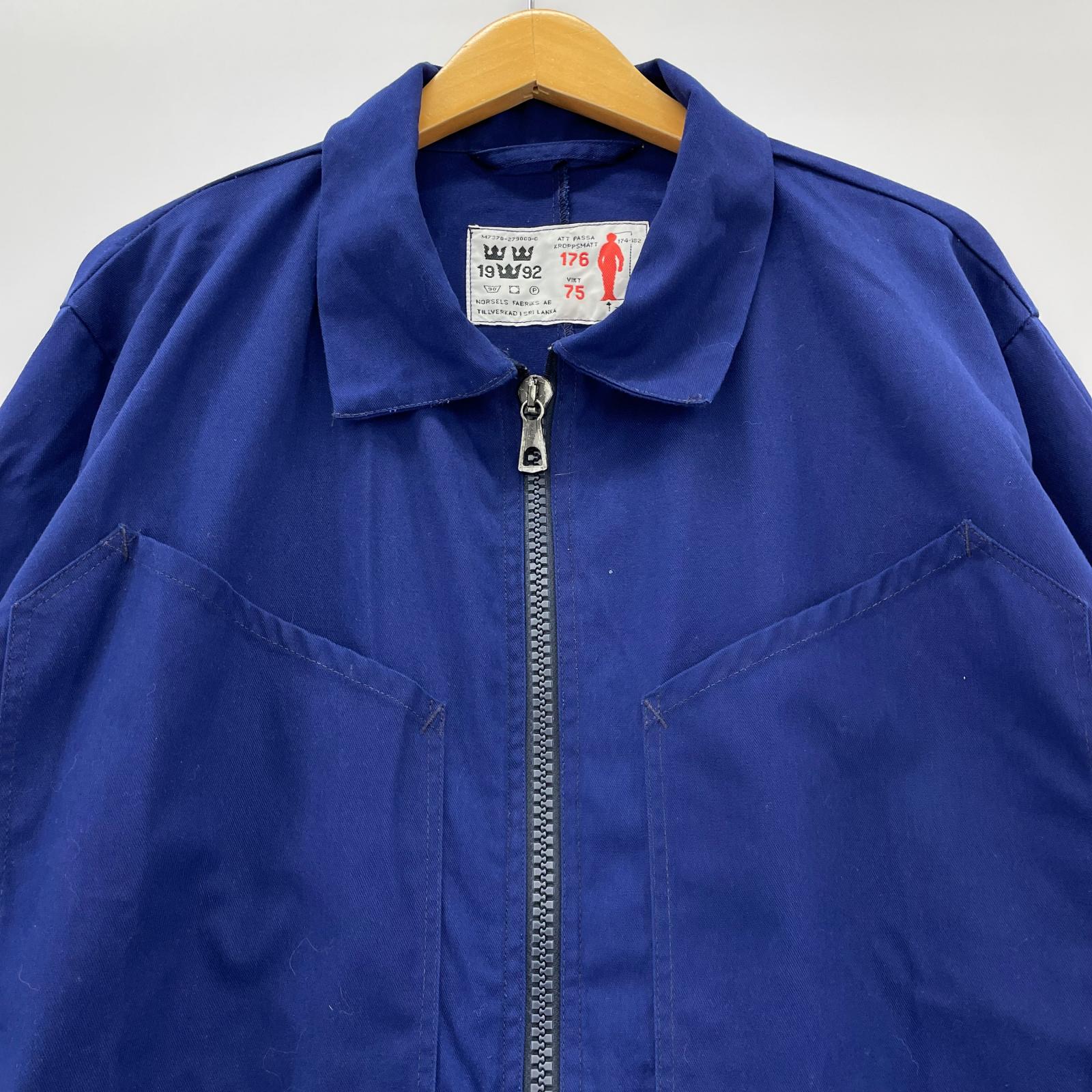 オーバーオール MILITARY/90s/スウェーデン軍/ジャンプスーツ ブルー