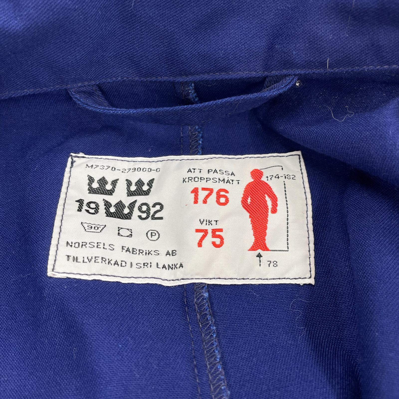 オーバーオール MILITARY/90s/スウェーデン軍/ジャンプスーツ ブルー