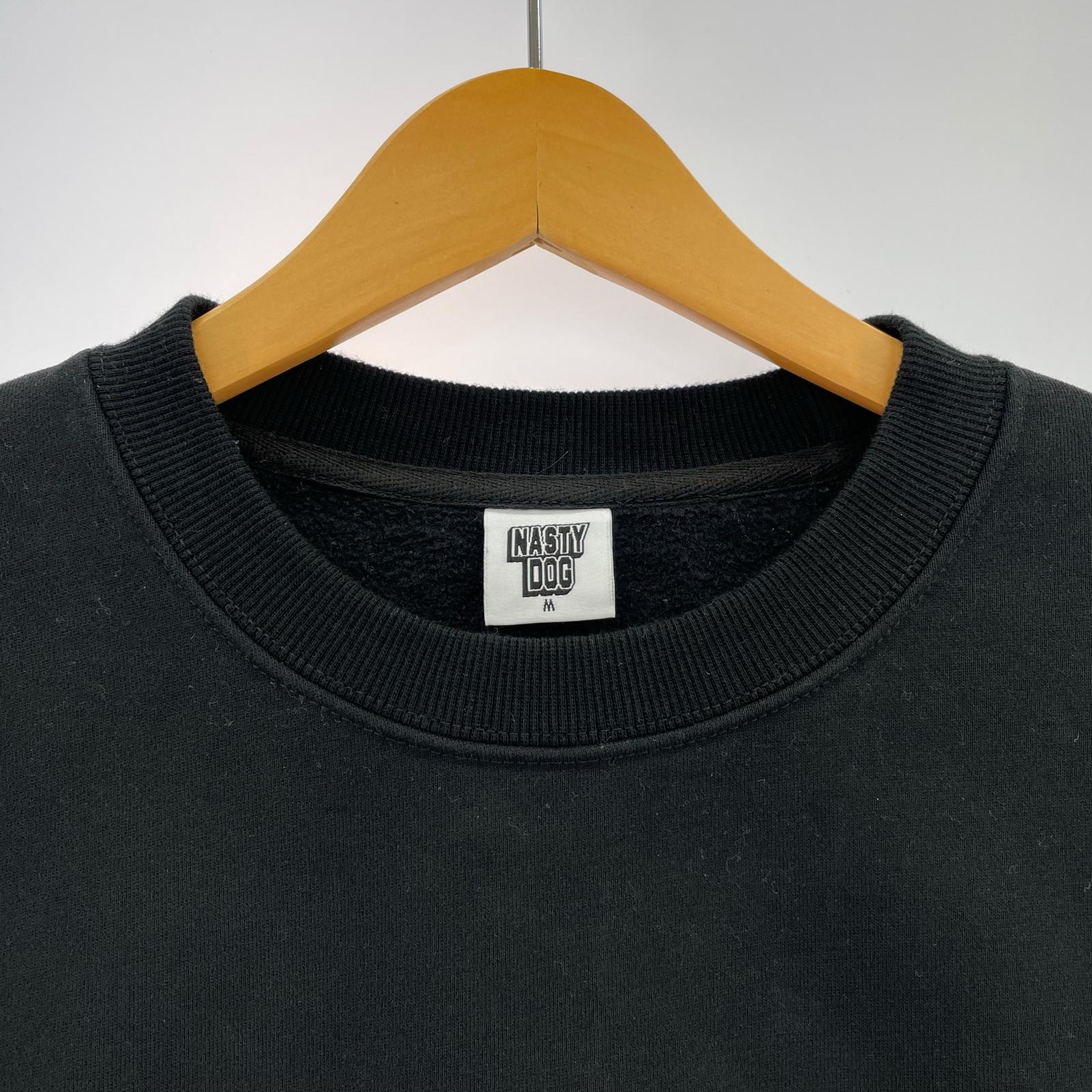 スウェット NASTY DOG/SWEATSHIRT/M/BLK M ブラック